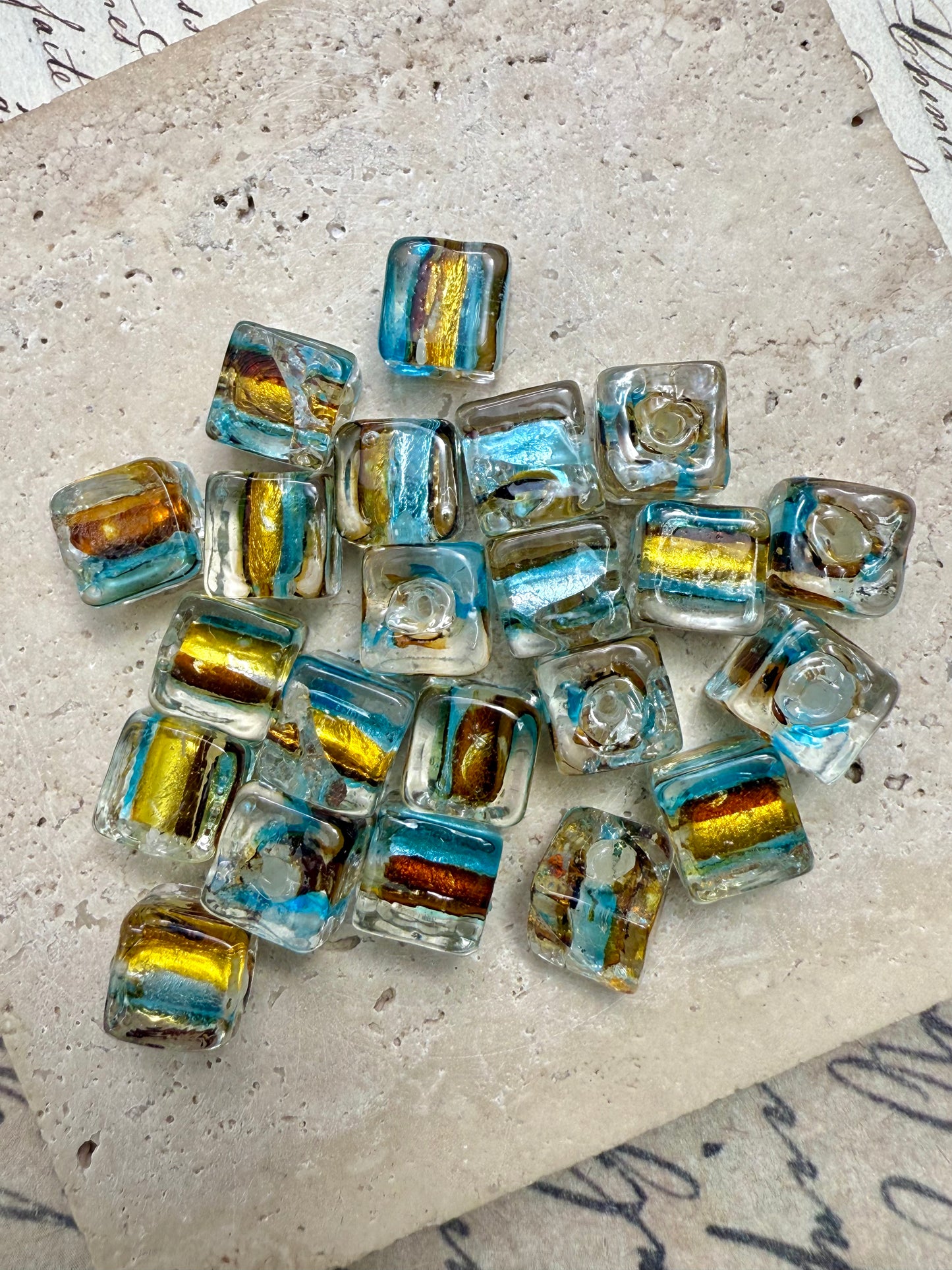 【Glass Treasure Bag】Exquisite charms with different themes, for bracelet/keychain/necklaces diy