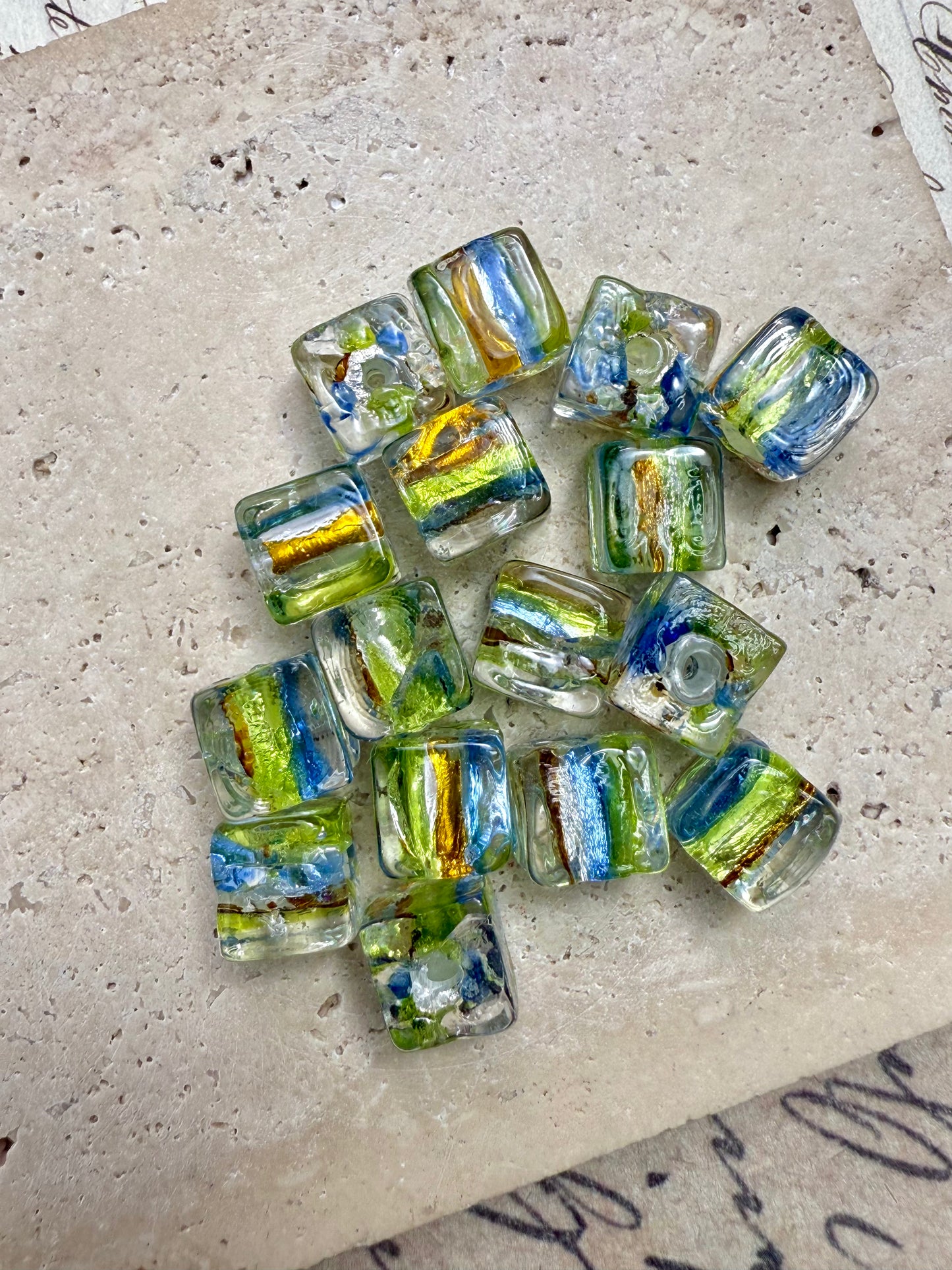 【Glass Treasure Bag】Exquisite charms with different themes, for bracelet/keychain/necklaces diy