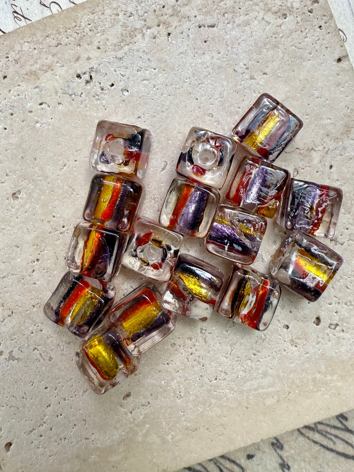 【Glass Treasure Bag】Exquisite charms with different themes, for bracelet/keychain/necklaces diy