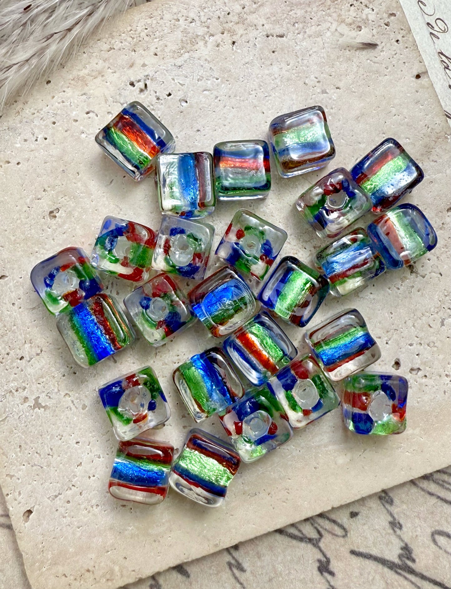 【Glass Treasure Bag】Exquisite charms with different themes, for bracelet/keychain/necklaces diy