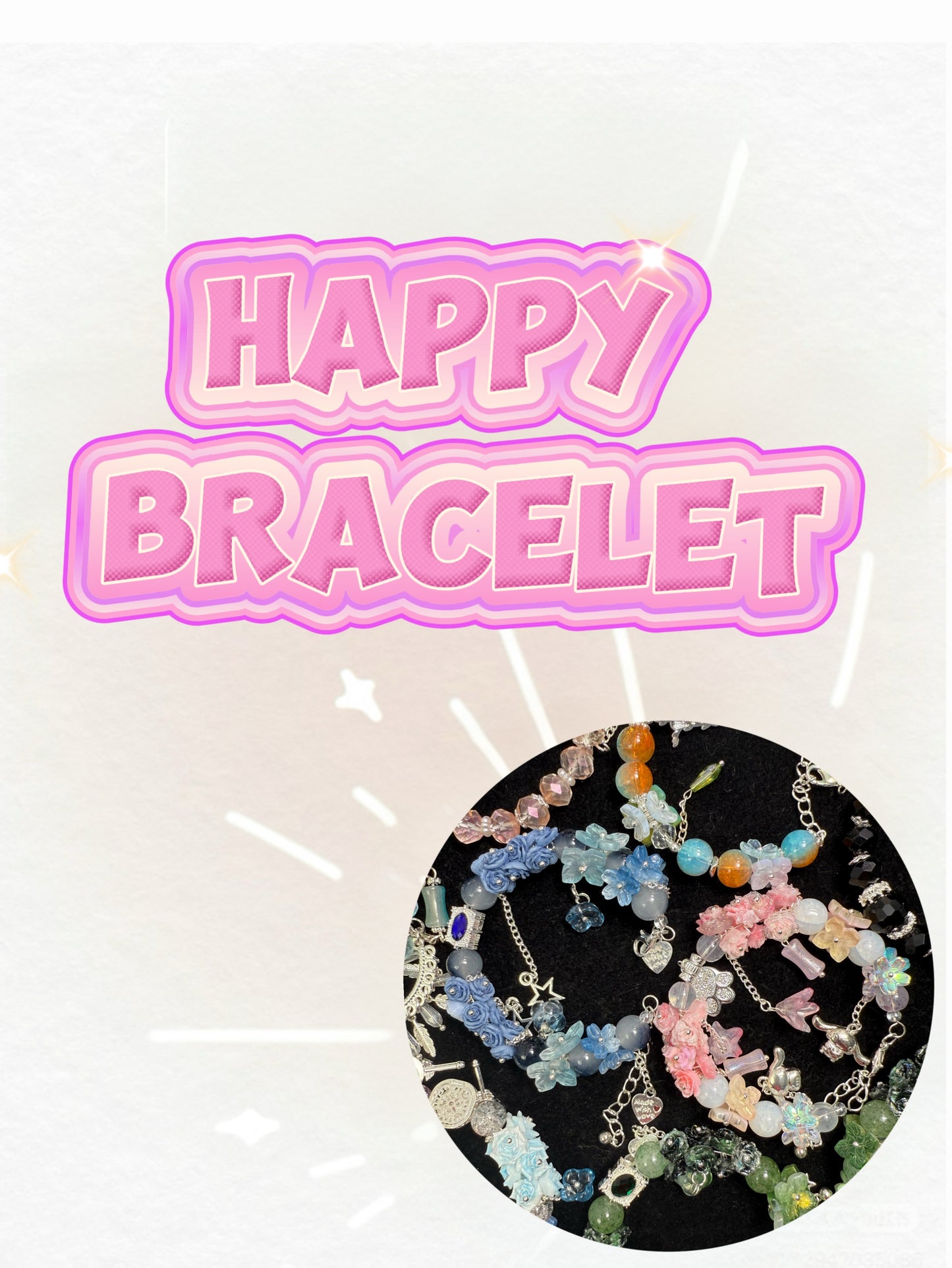 A26.【Happy Bracelet】Handmade bracelet blind bags, Guarantee b1g1