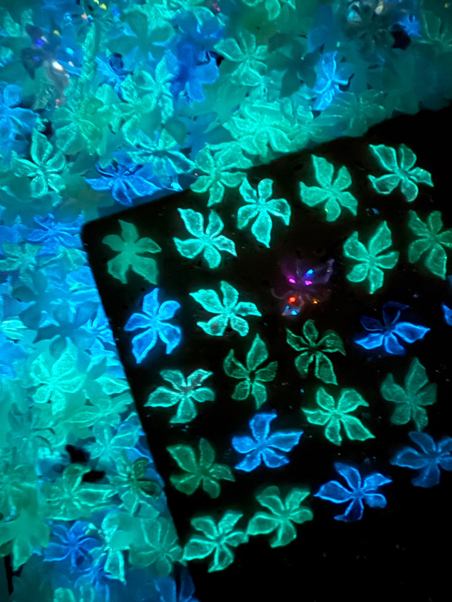 【Hothouse Flower】soft luminous resin mix,  Nail art/Craft supplies