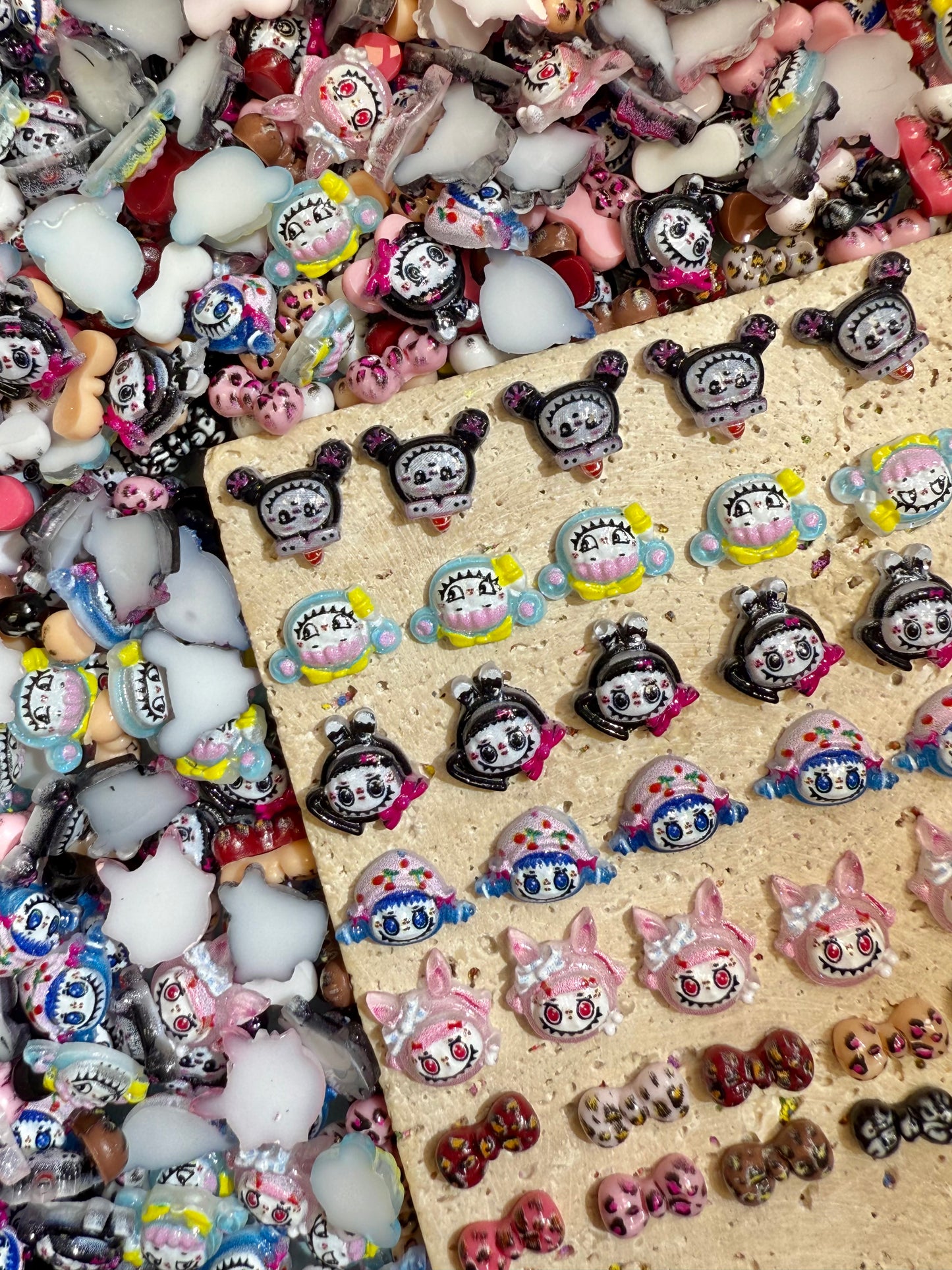 【Jelly Baby】non-lumi colorful resin mix, hairpin/phonecases diy
