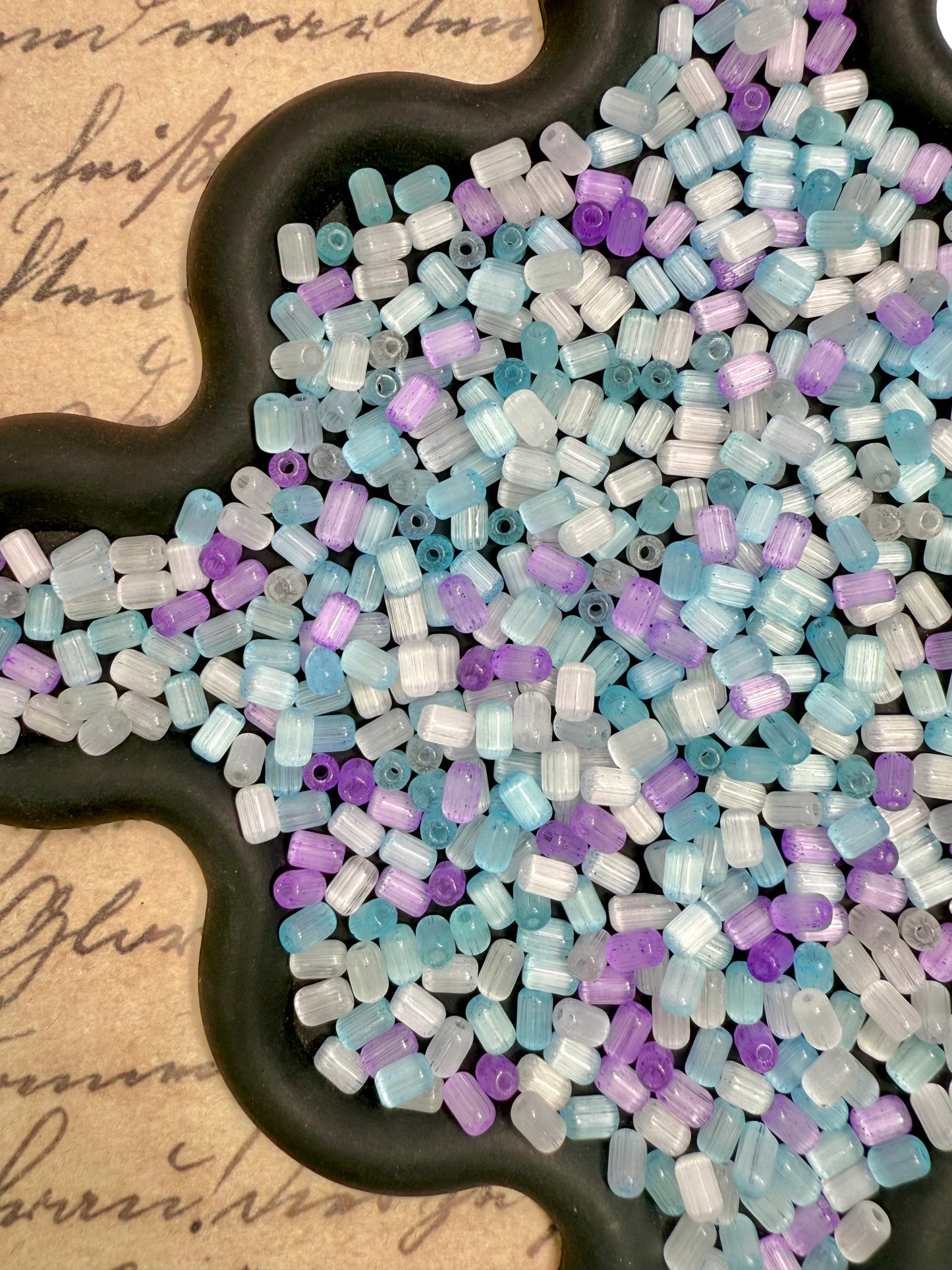 A001.NEW【Mini Cats Eye 2】special-shape glass cats-eye seed beads mix, earring, bracelet, necklace, keychain