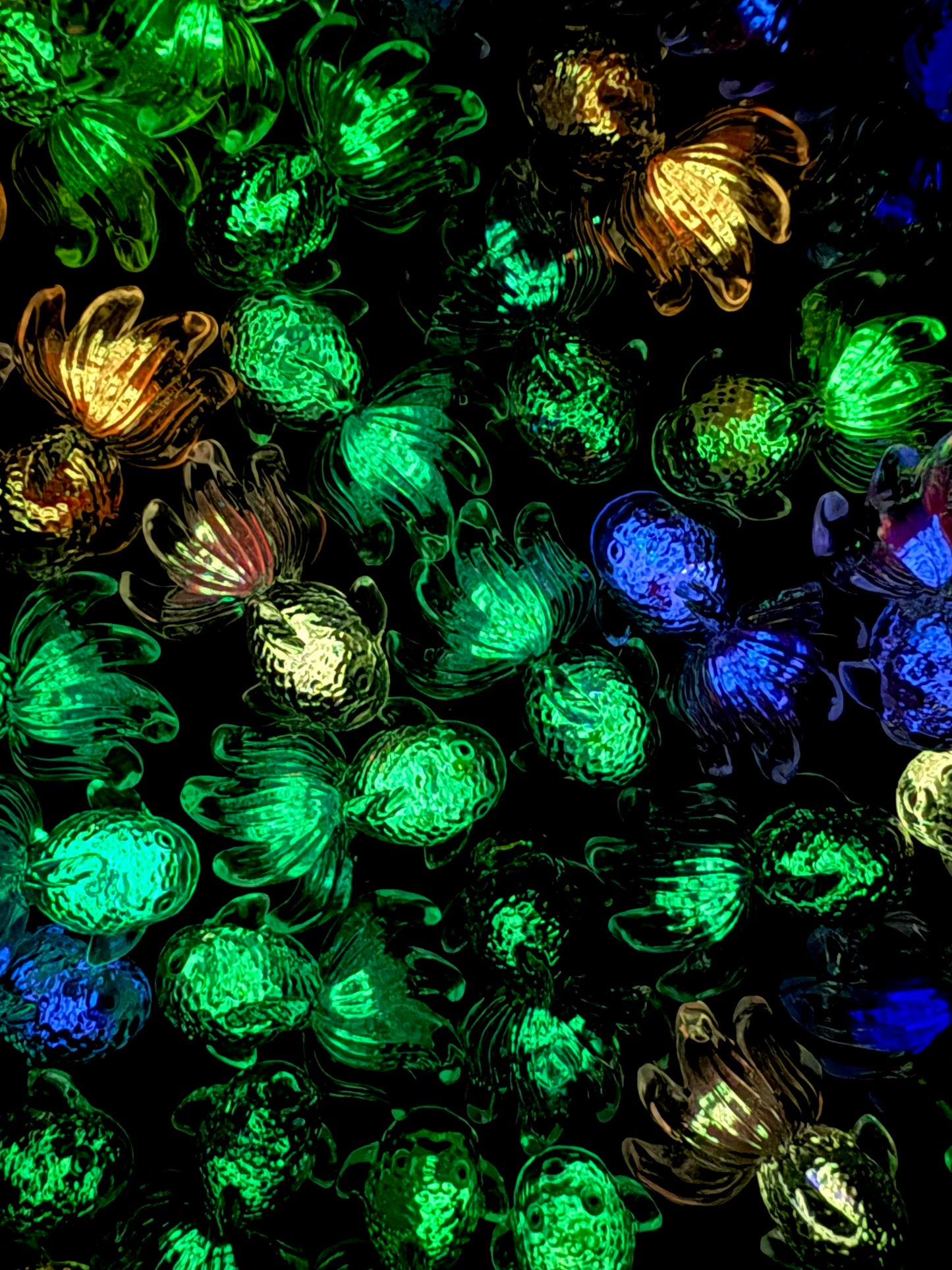 【Ocean Party】luminous turtle mermaid shell resin mix, diy, display