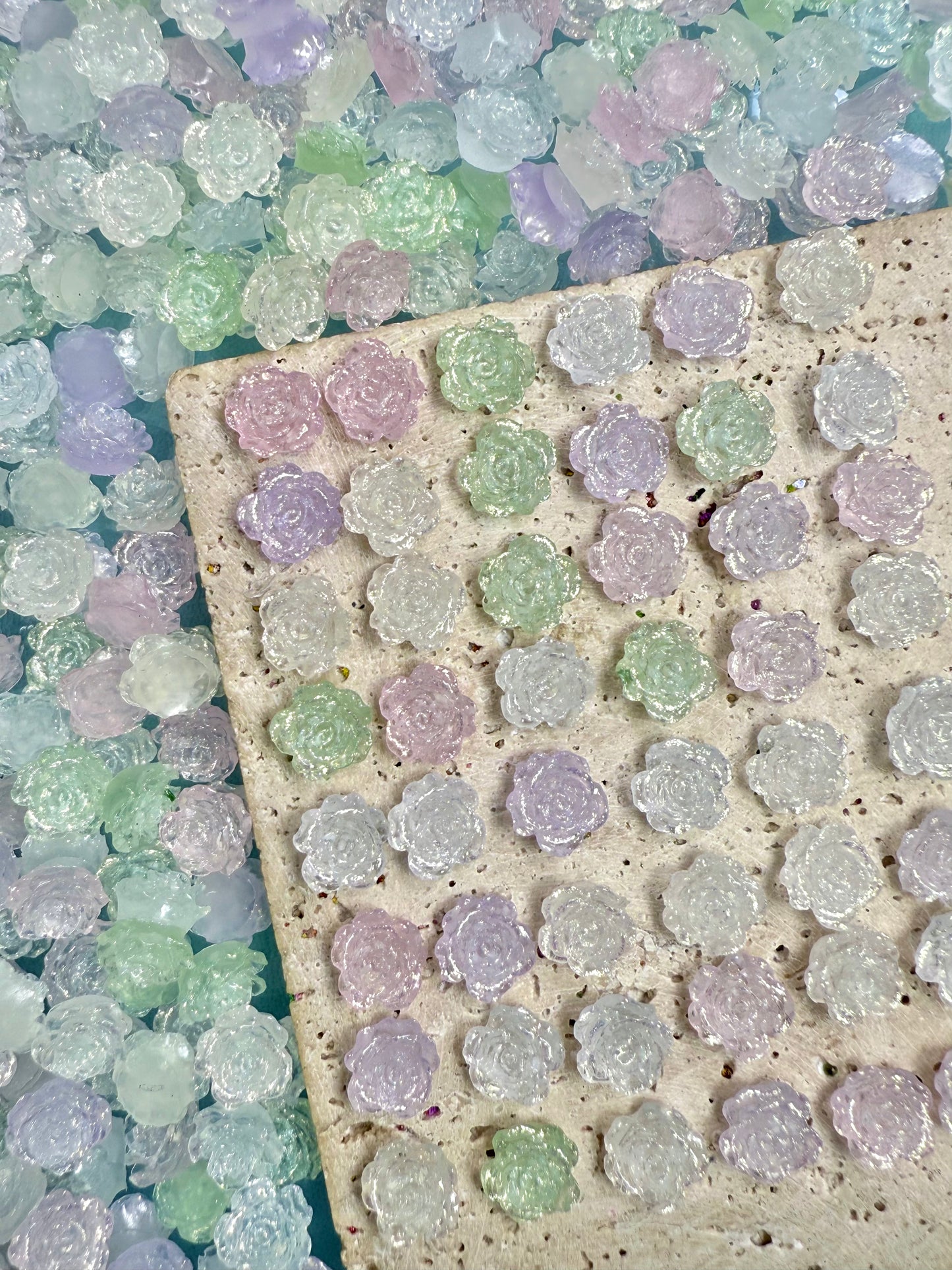 【Hothouse Flower】soft luminous resin mix,  Nail art/Craft supplies