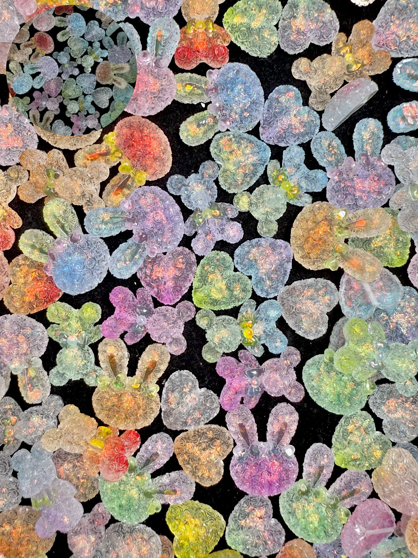 【Monde Floral】Résines florales, décoration de cadre photo/tout artisanat