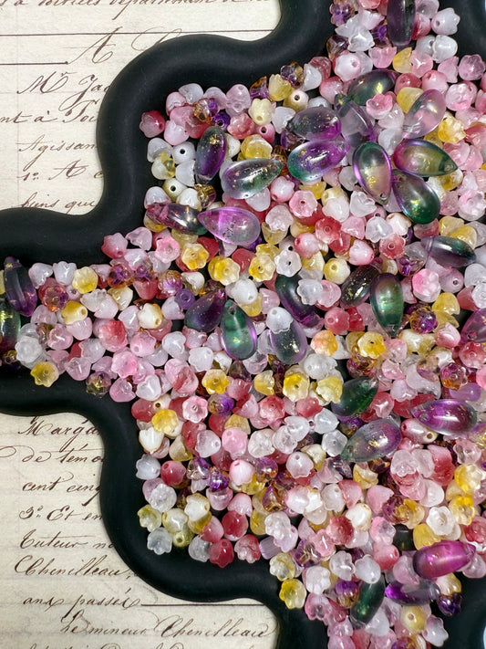 【Lolli Bulb】STOCK RARE Perles en verre brillant givré de 6 mm