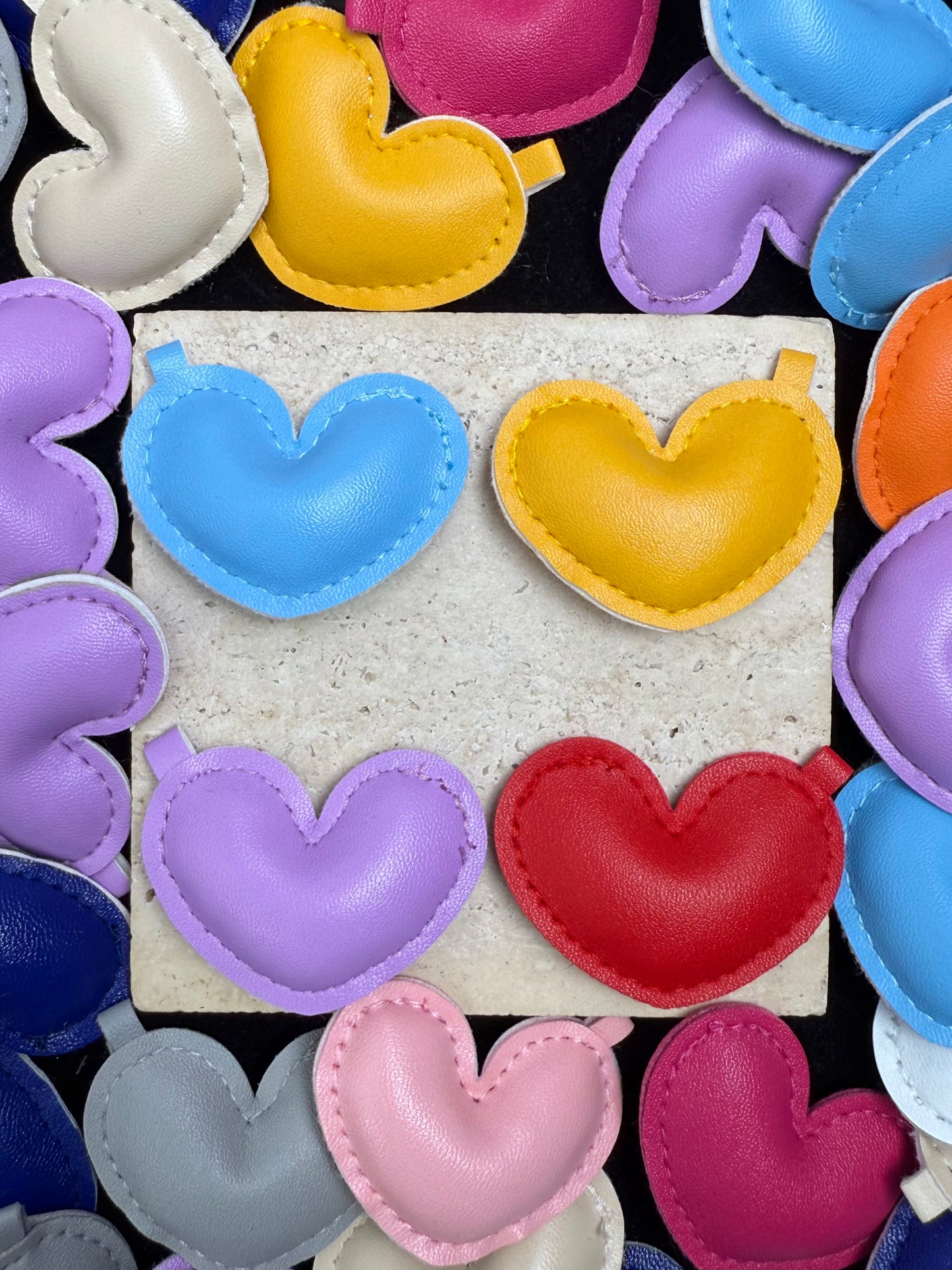 【Leather Charm】leathery charms, earring/keychain/clothes deco