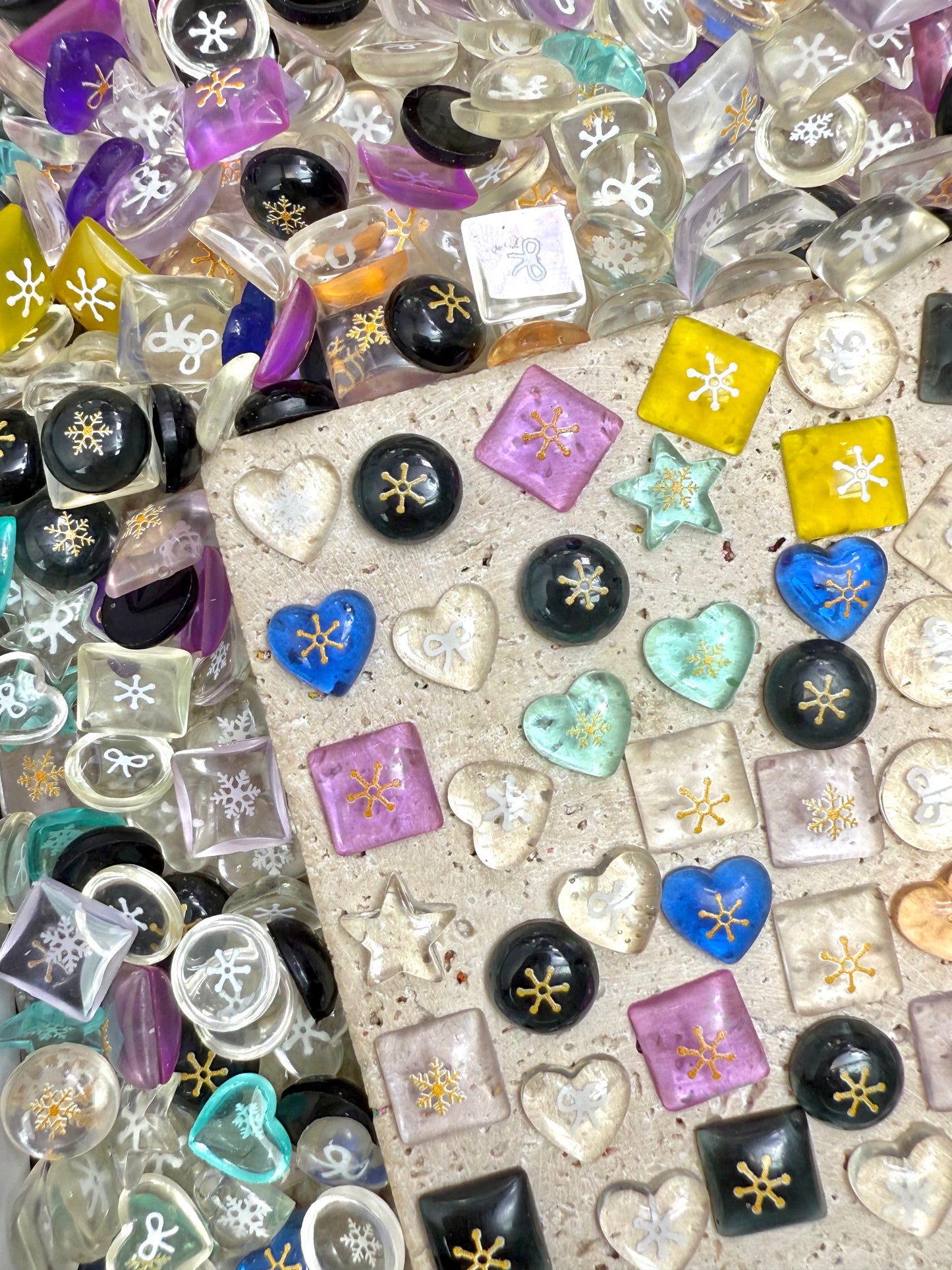 【Jelly Baby】non-lumi colorful resin mix, hairpin/phonecases diy