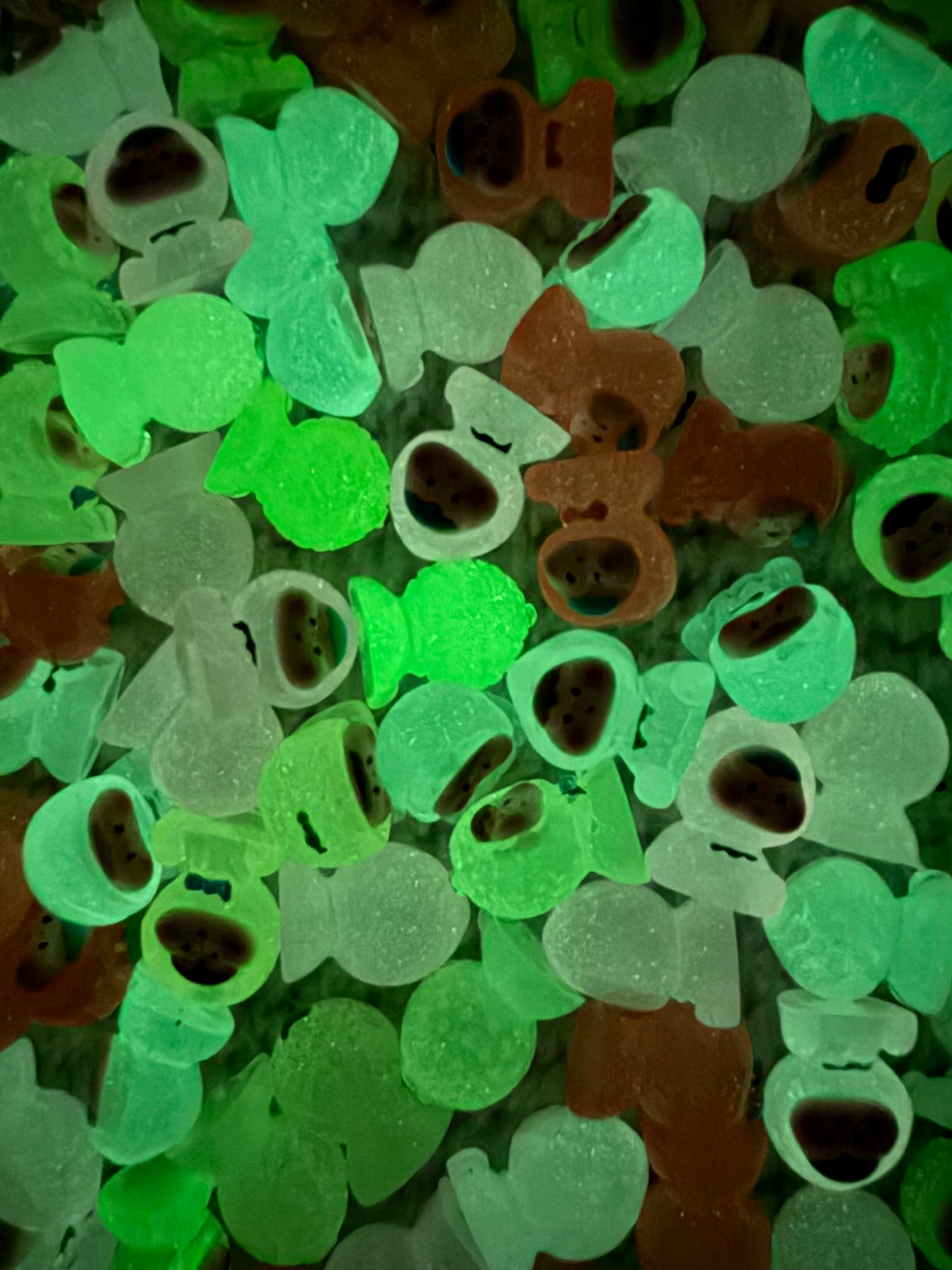 A001.NEW【Lumi Food】luminous colorful foodie resin charms