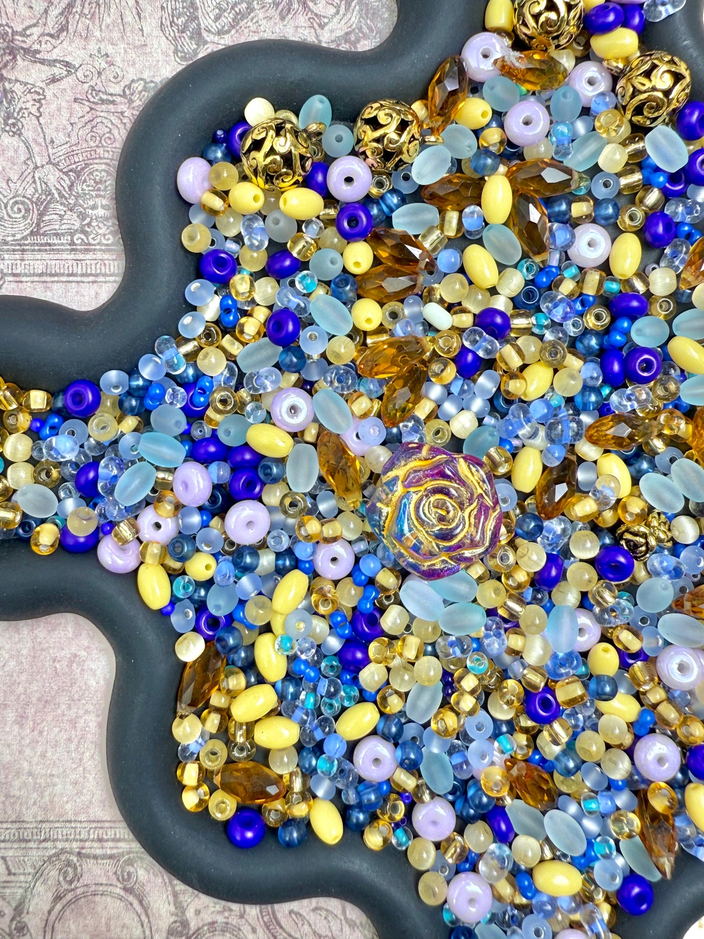 【Seed Beads Collection 3】fancy glass seed beads mix