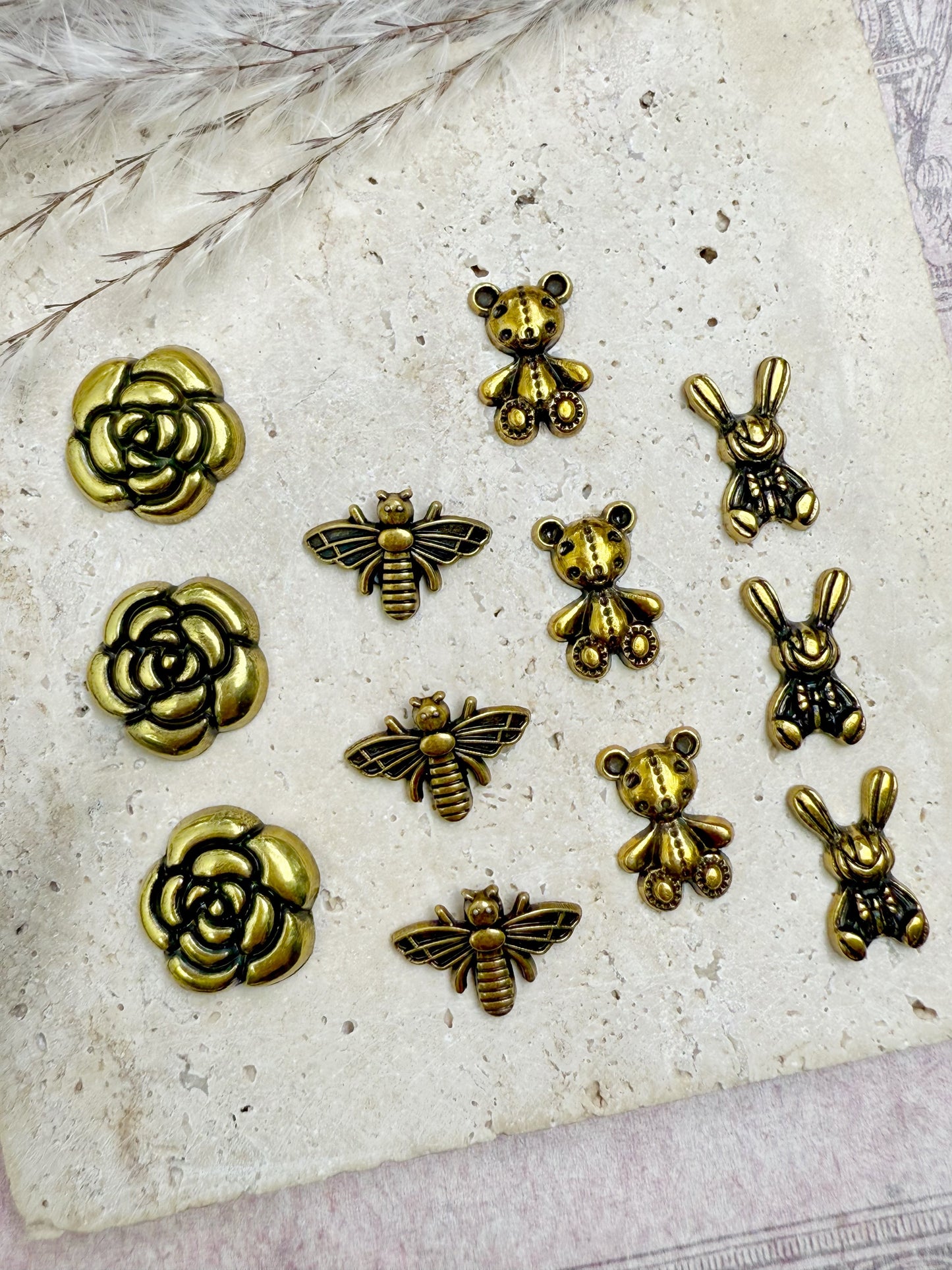 A001.NEW【Metal Treasure Bag-Charm】Exquisite Metal Charms