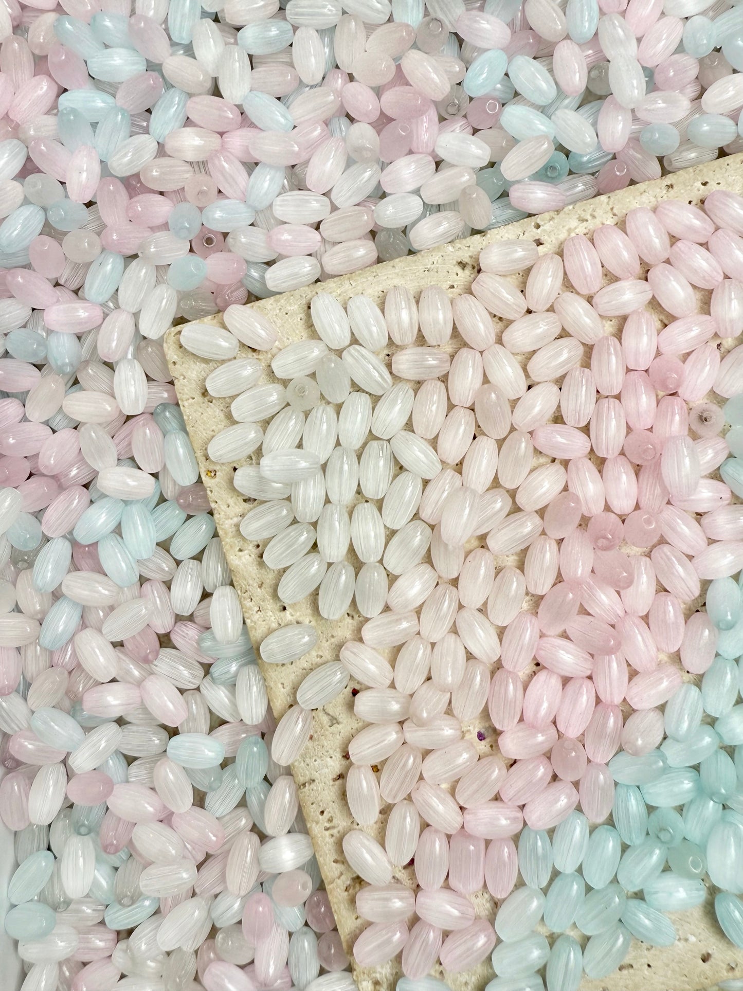 A001.NEW【Mini Cats Eye 2】special-shape glass cats-eye seed beads mix, earring, bracelet, necklace, keychain