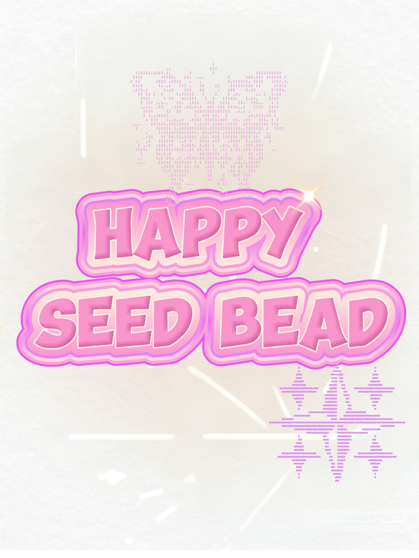 【Happy Seed】2-4mm seed beads blind bags, Guarantee b1g1