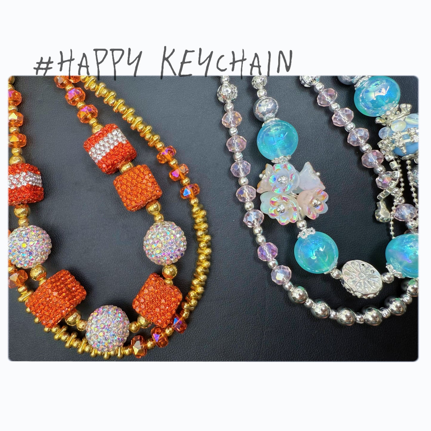 A001【Happy Keychain】customized handmade keychain blindbag