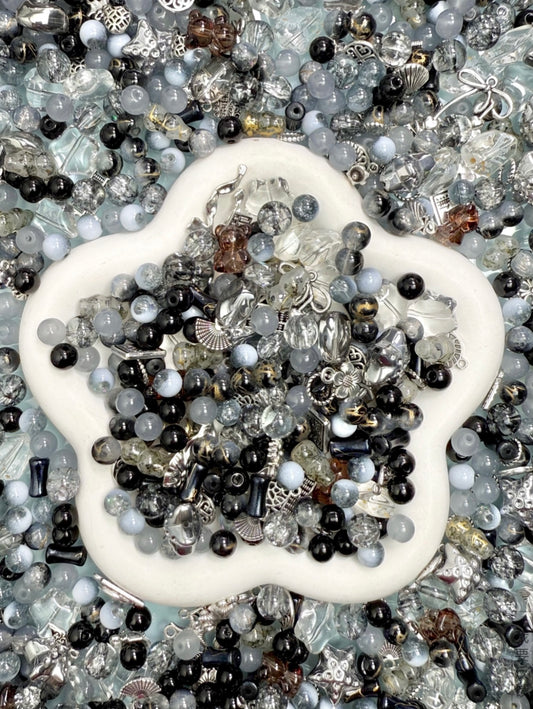 【BEADS PARTY 2】20% OFF Strong Dark 8mm-10mm glass beads, all colors and themes