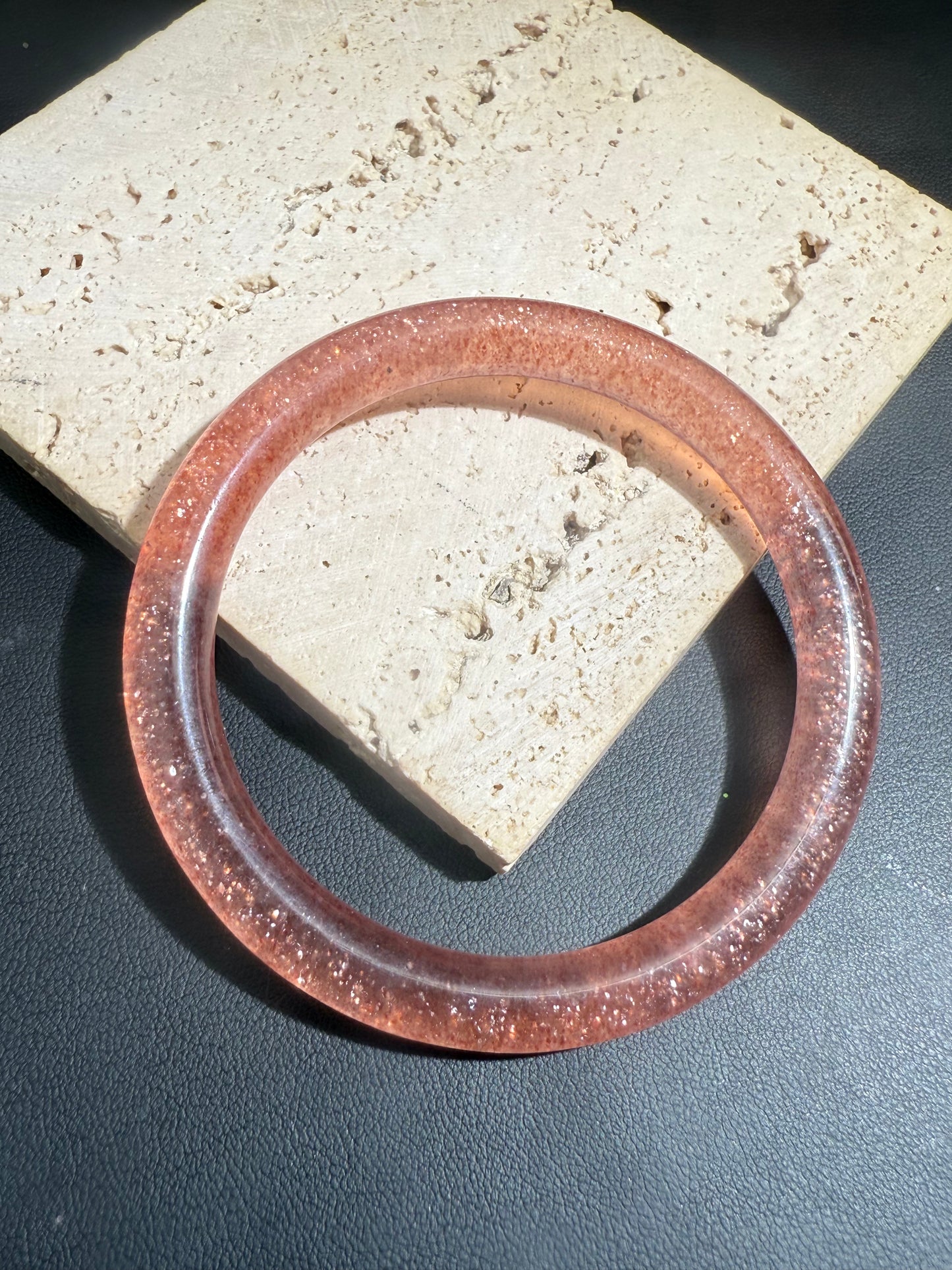 【Luxury Bangle】fancy luxury strawberry quartz bangles