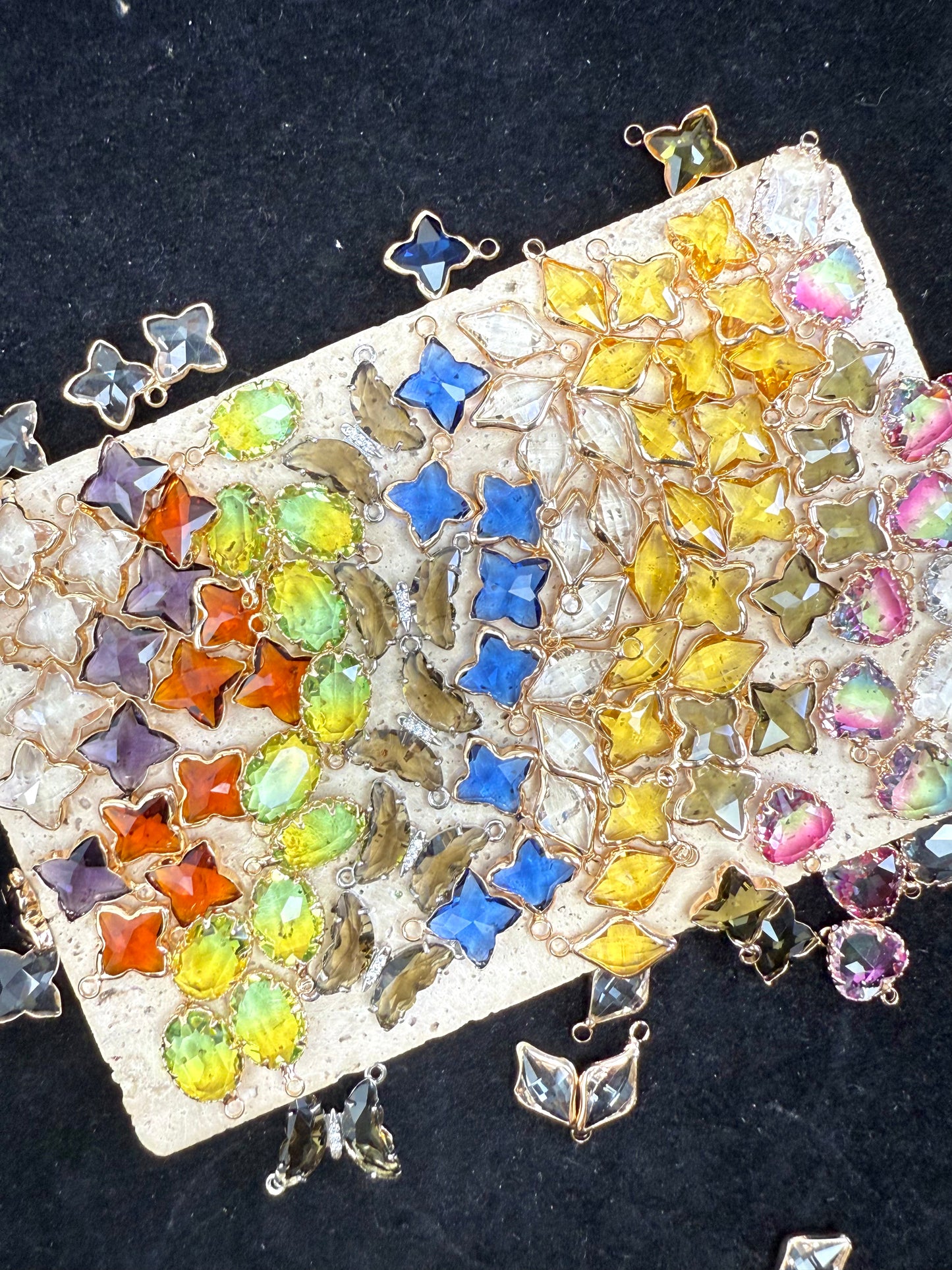 【Treasure Box 2】random mixed pendant charms, copper with 18k gold plated