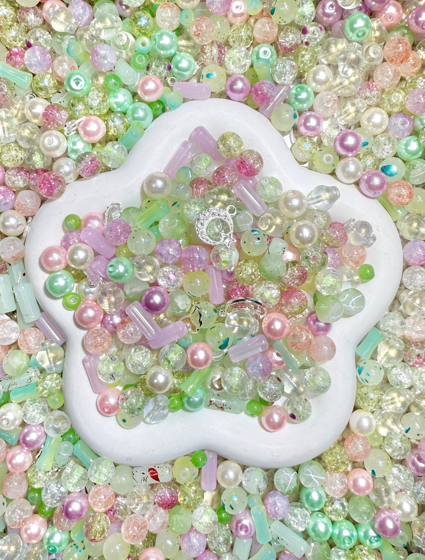 【BEADS PARTY 1】20% OFF Dainty Dreamy 8mm-10mm glass beads, all colors and themes