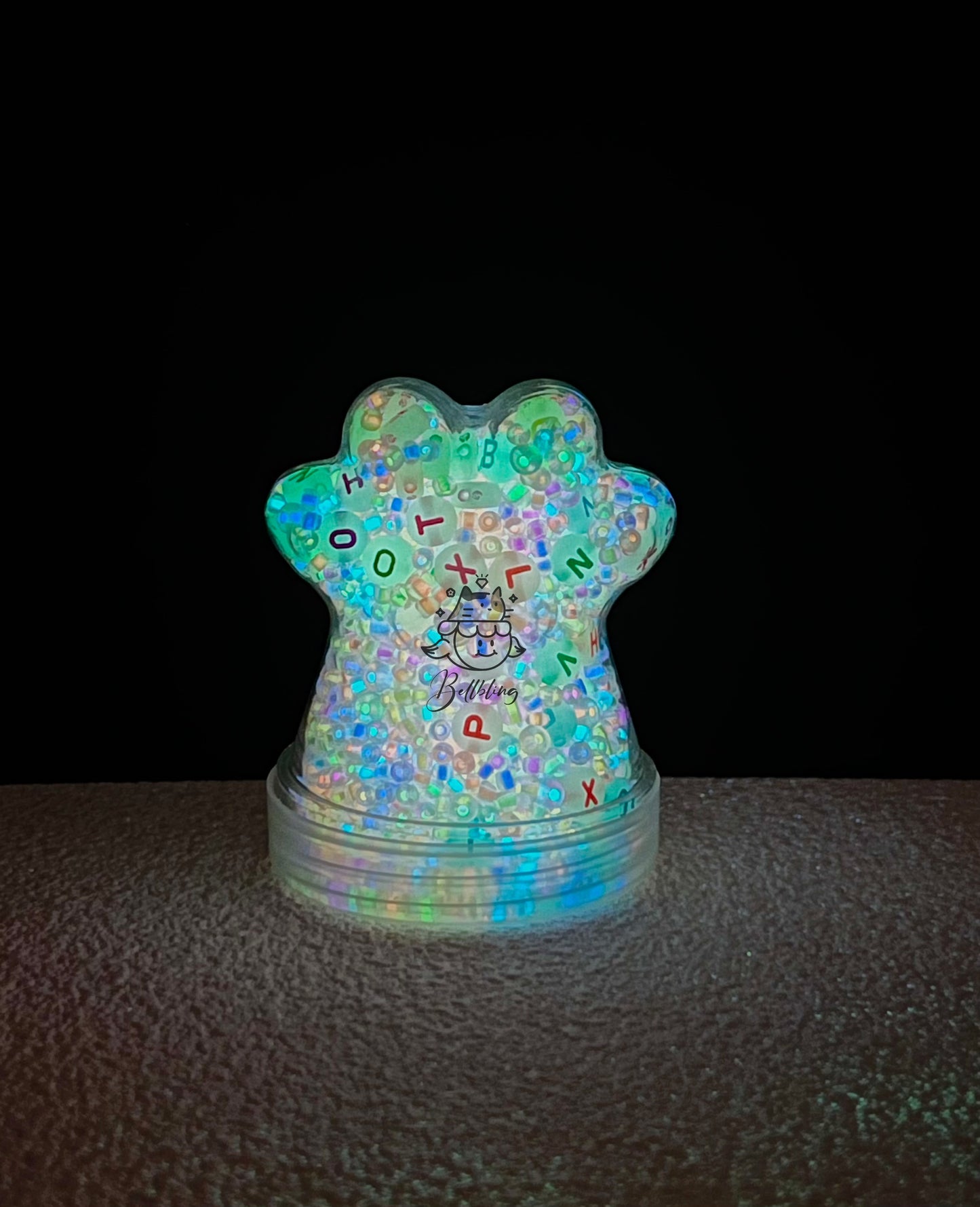 【Lumi Beans】luminous mixed rainbow seed beads, 3mm&4mm