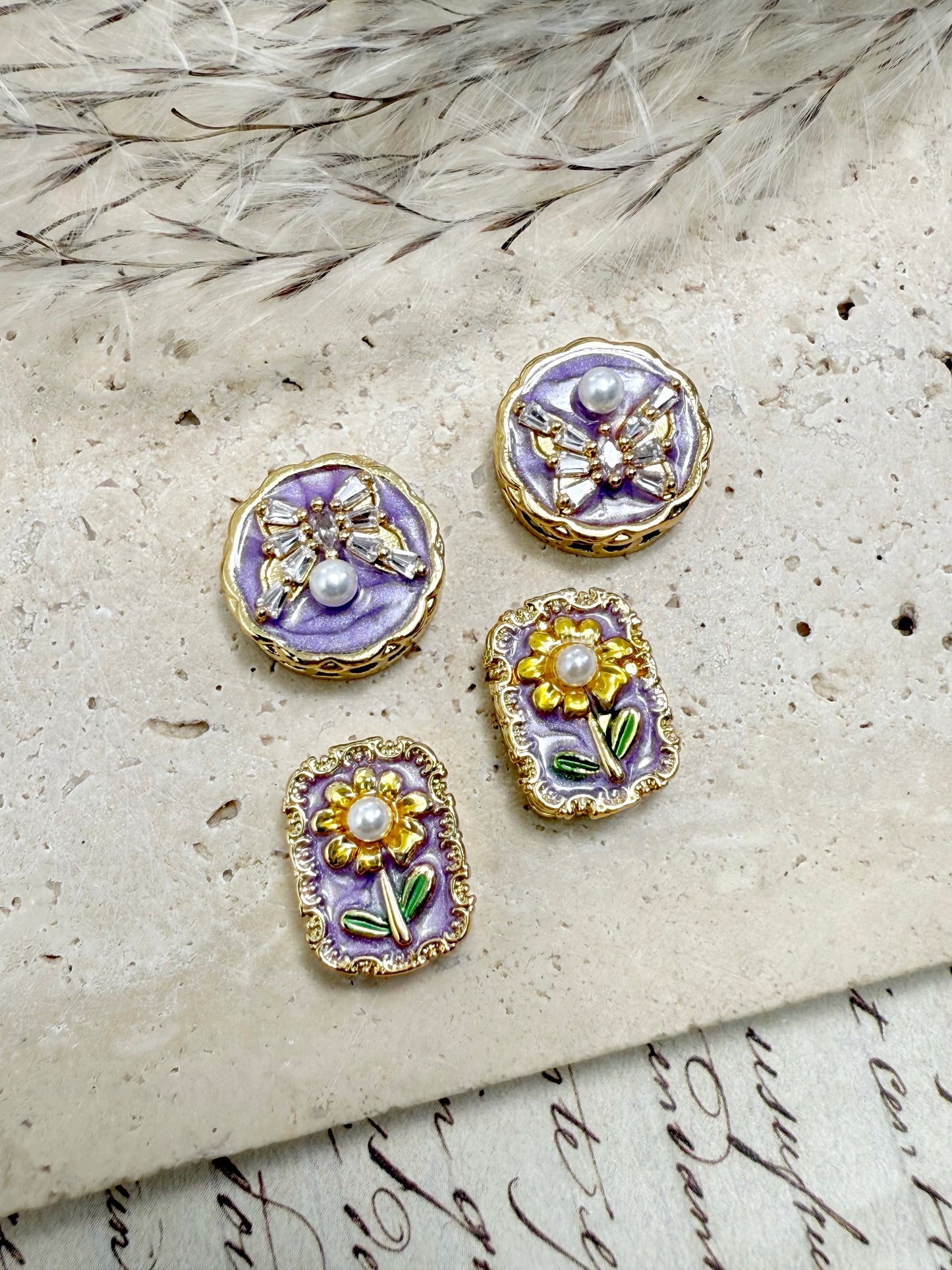 A001.NEW【Metal Treasure Bag-Beads】Exquisite Metal Beads