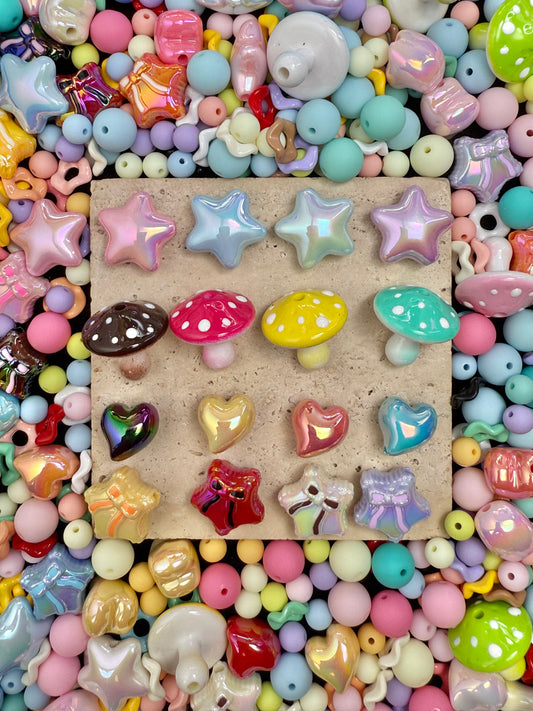 【Candy Jar】16mm candy-look acyclic beads