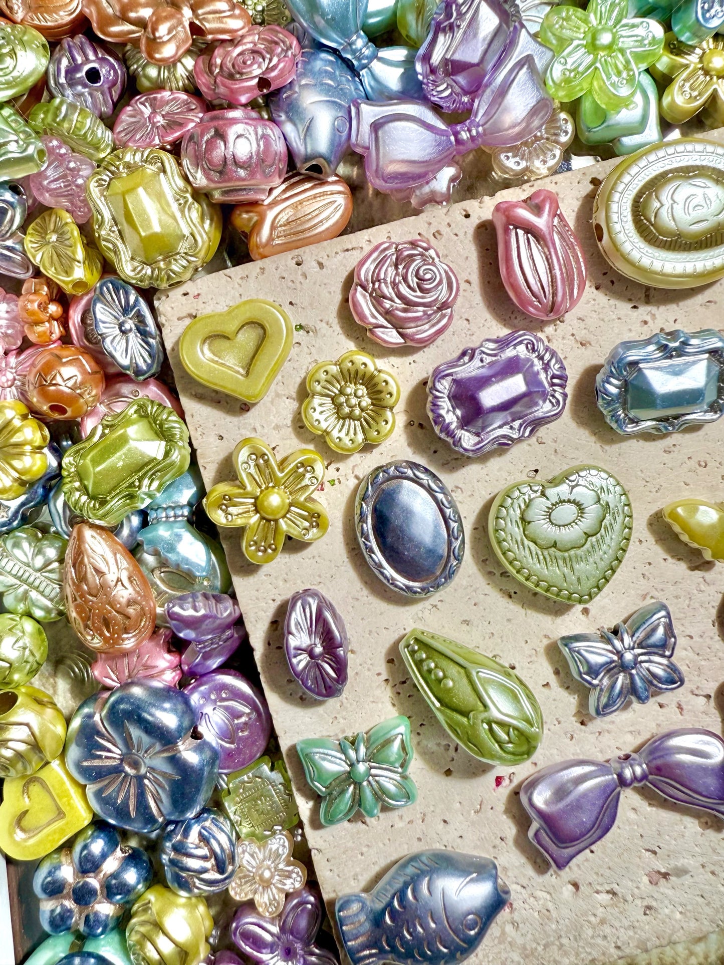 【Prague Palace】Exquisite drilled acrylics charms, jewelry/keychain diy