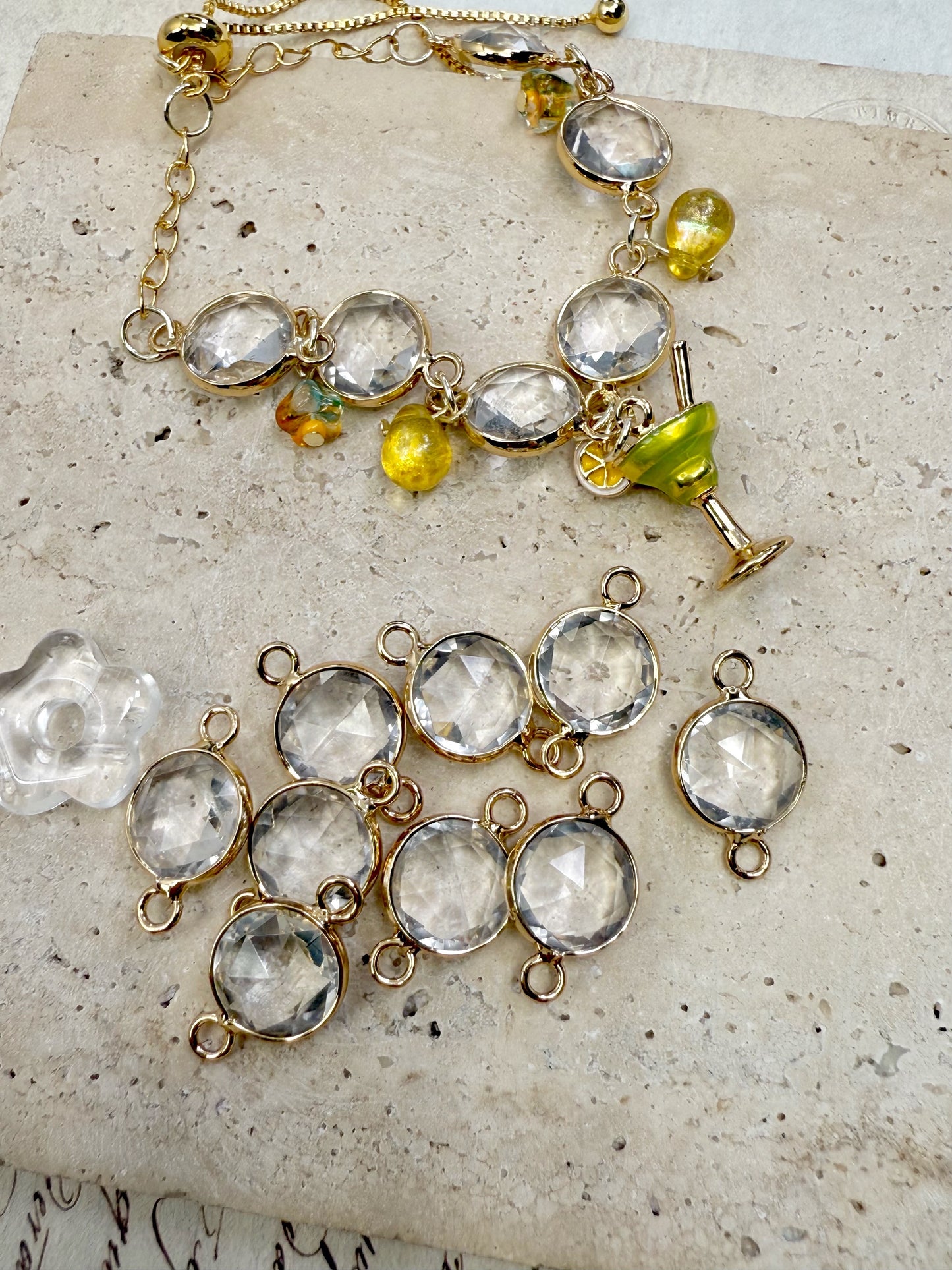 【Crystal Treasure Bag】Exquisite crystal charms, for jewelry diy