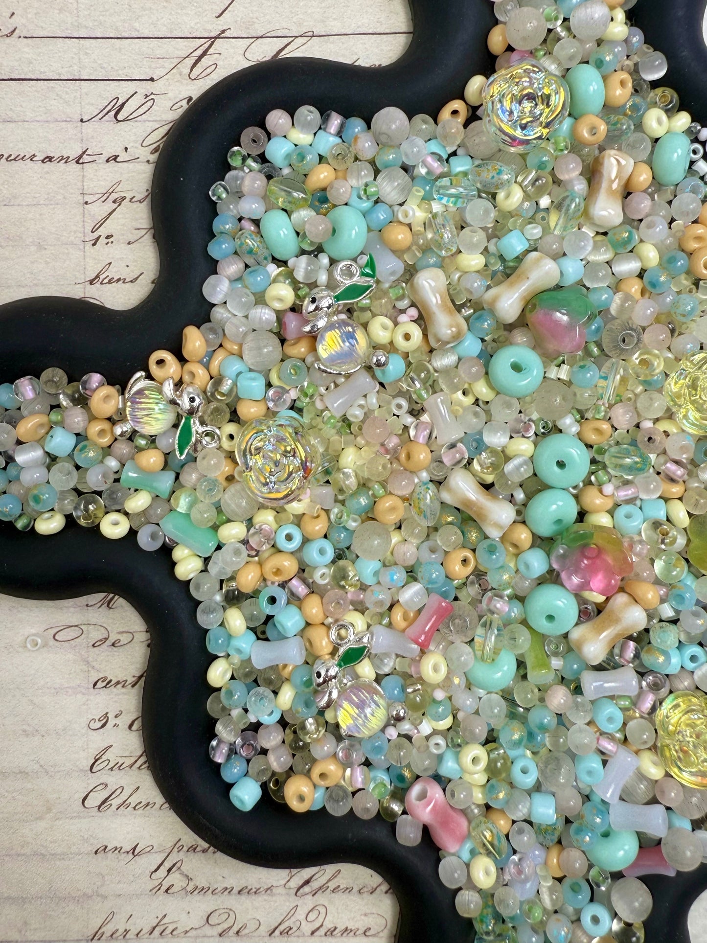 【Seed Beads Collection 3】fancy glass seed beads mix