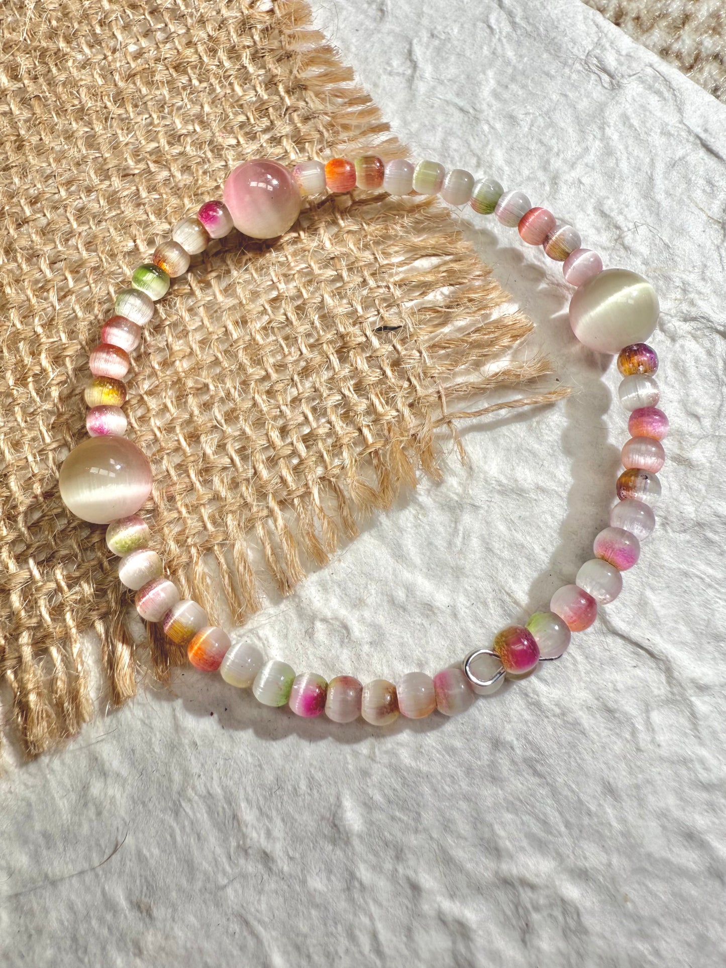 A001.NEW【Mini Cats Eye 2】special-shape glass cats-eye seed beads mix, earring, bracelet, necklace, keychain