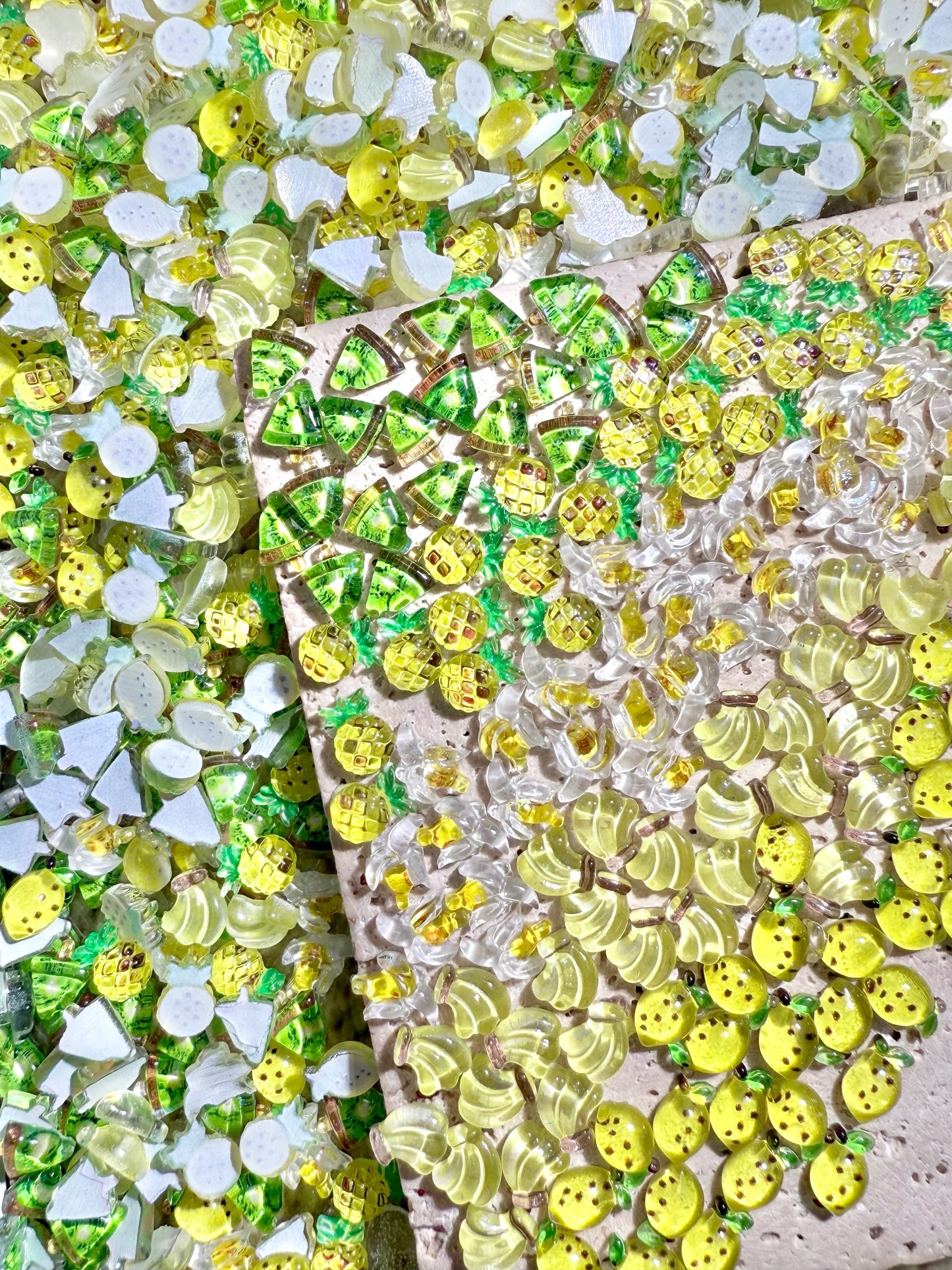 【Blue Blues】Résine lumineuse pastel, fournitures pour nail art/artisanat