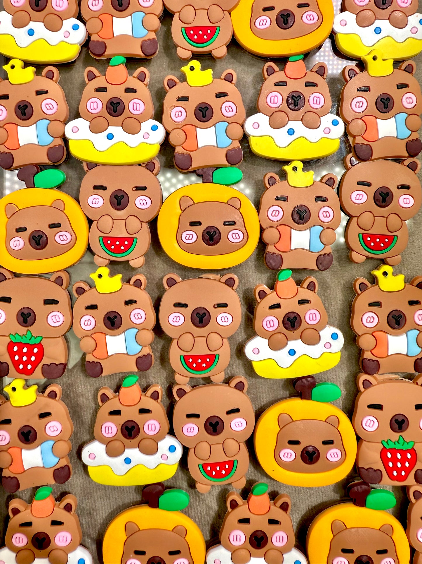 【Whose Crocs】PVC cute patterns, for crocs/hairpin/fridge magnets decoration