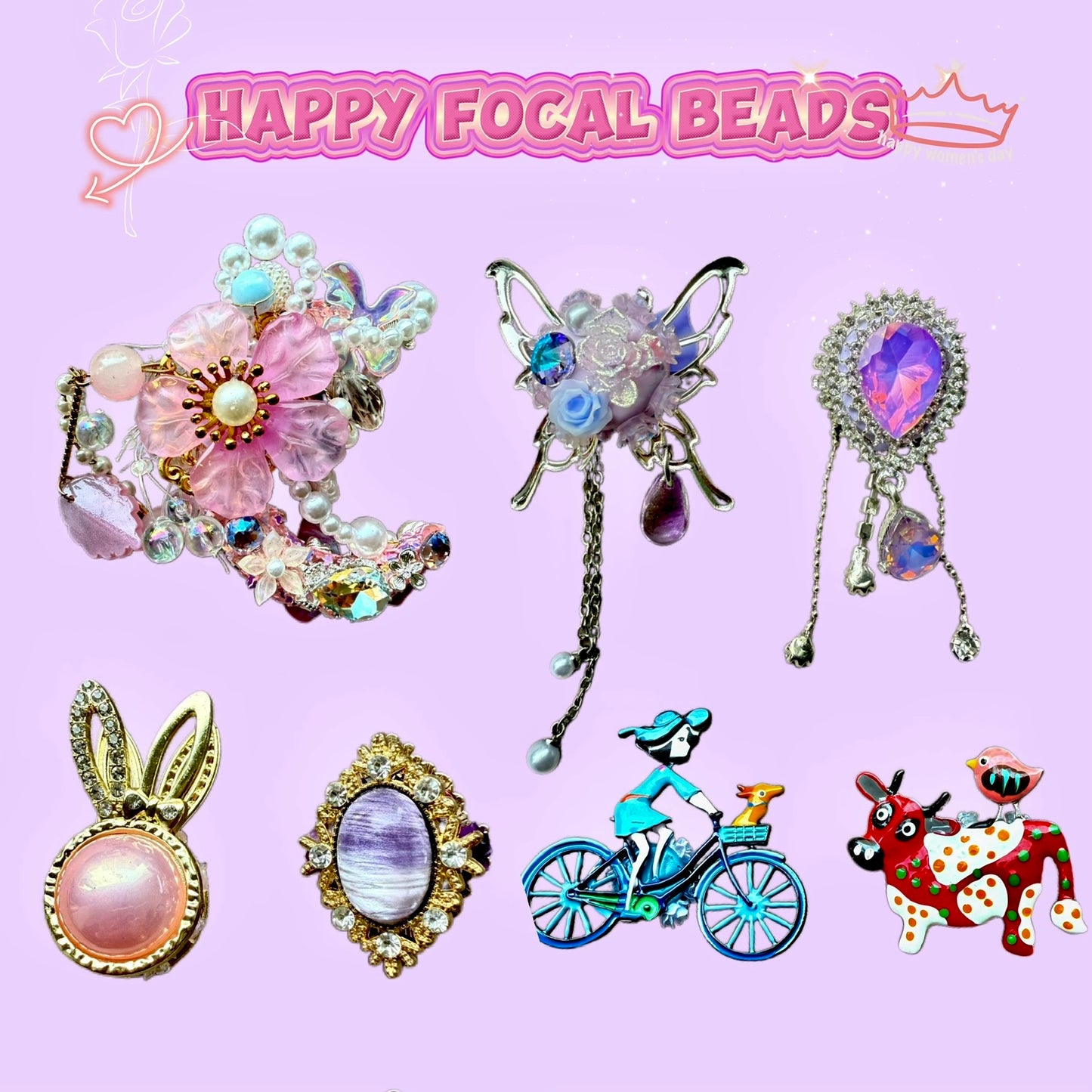 A001【Happy Focal】Luxury fancy focal beads blind bags