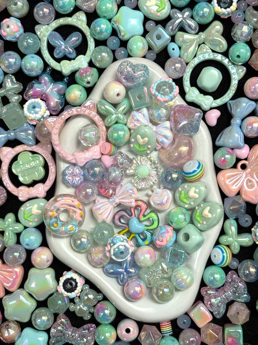 A001.NEW【Acrylic Collection 1】non-luminous acrylic beads