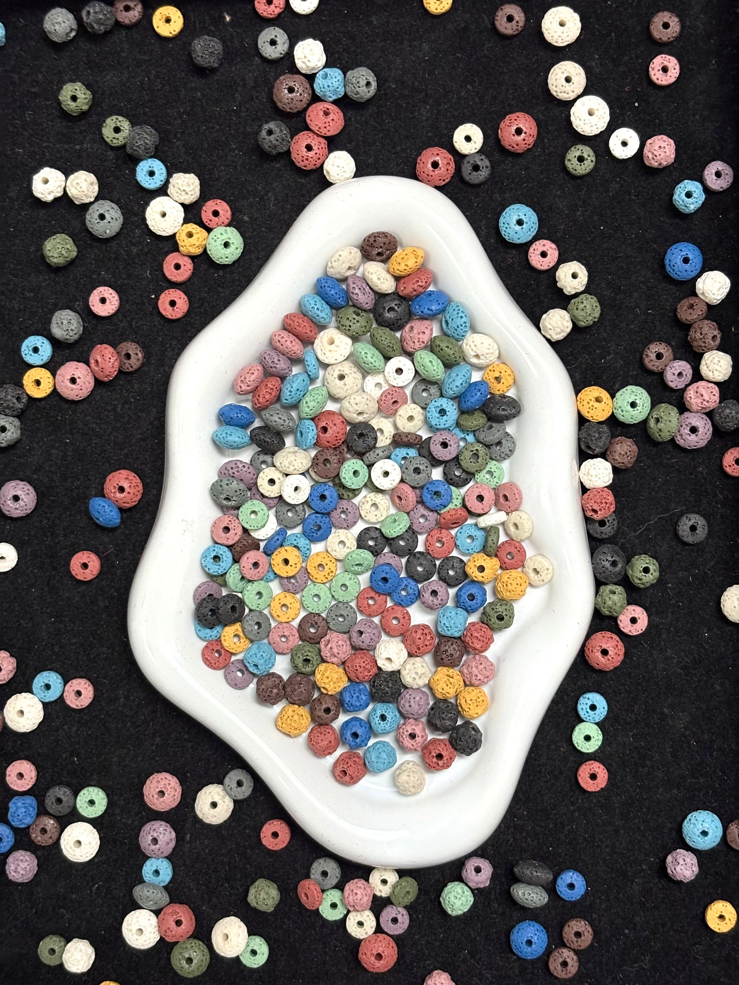 A001.NEW【Santorini Volcano】high-quality Greece-exported volcano stone/lapilli beads, essential oil diffuser