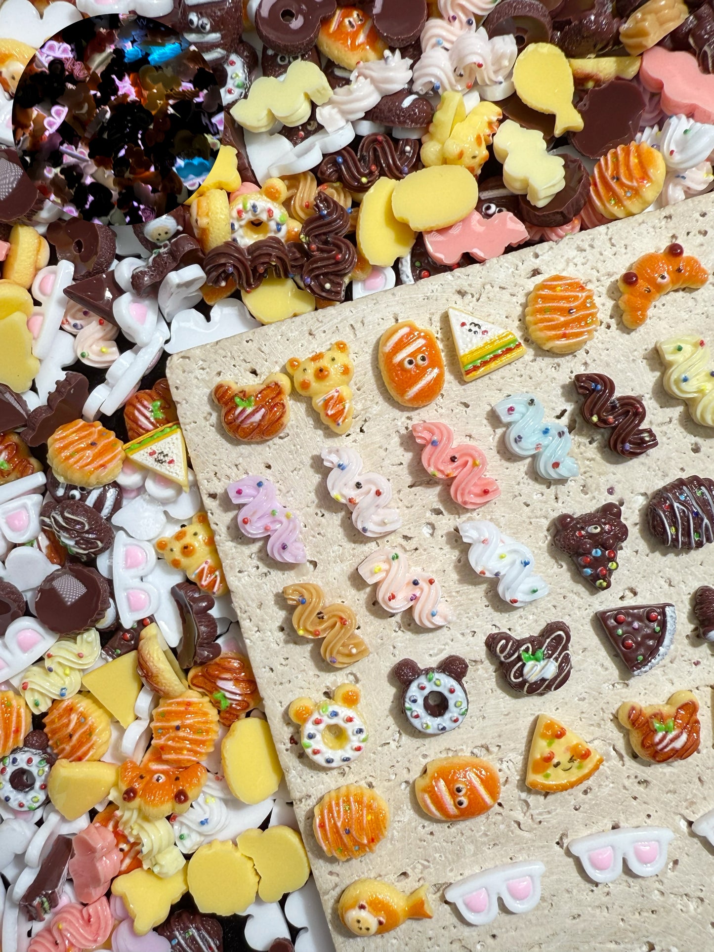 【Blue Blues】Résine lumineuse pastel, fournitures pour nail art/artisanat