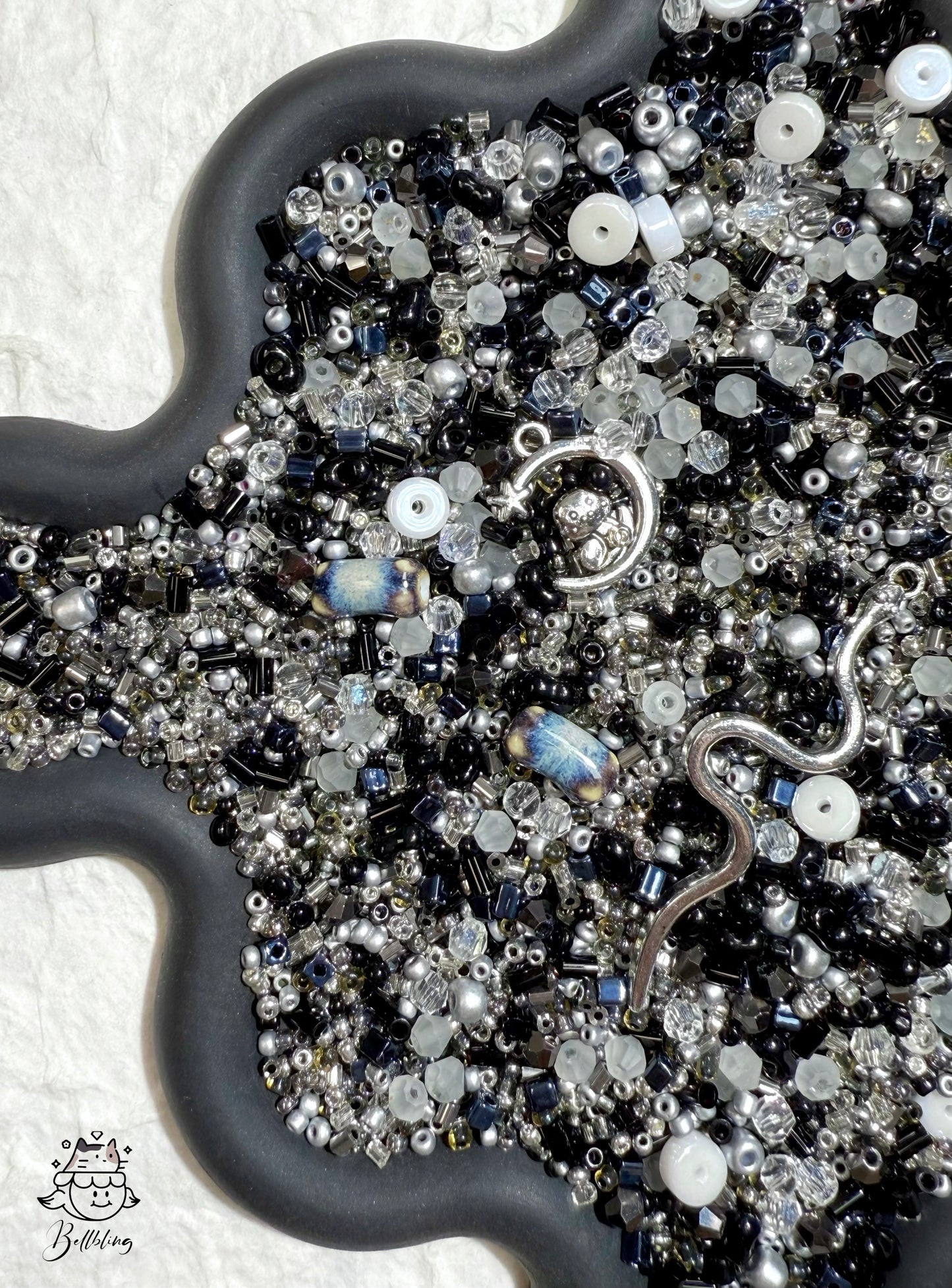 【Seed Beads Collection 2】2-4mm fancy glass seed beads mix, jewelry supplies