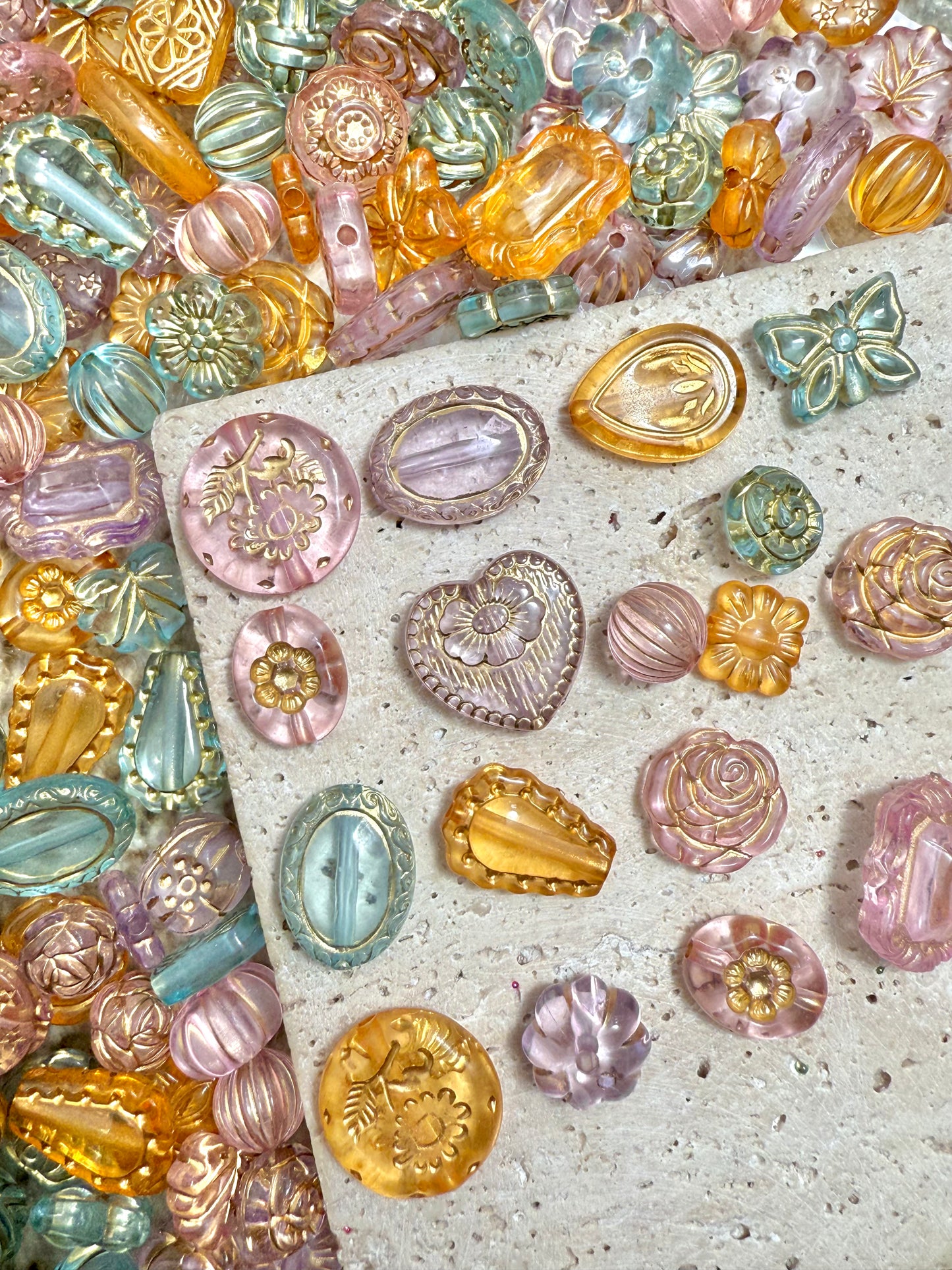 【Prague Palace】Exquisite drilled acrylics charms, jewelry/keychain diy