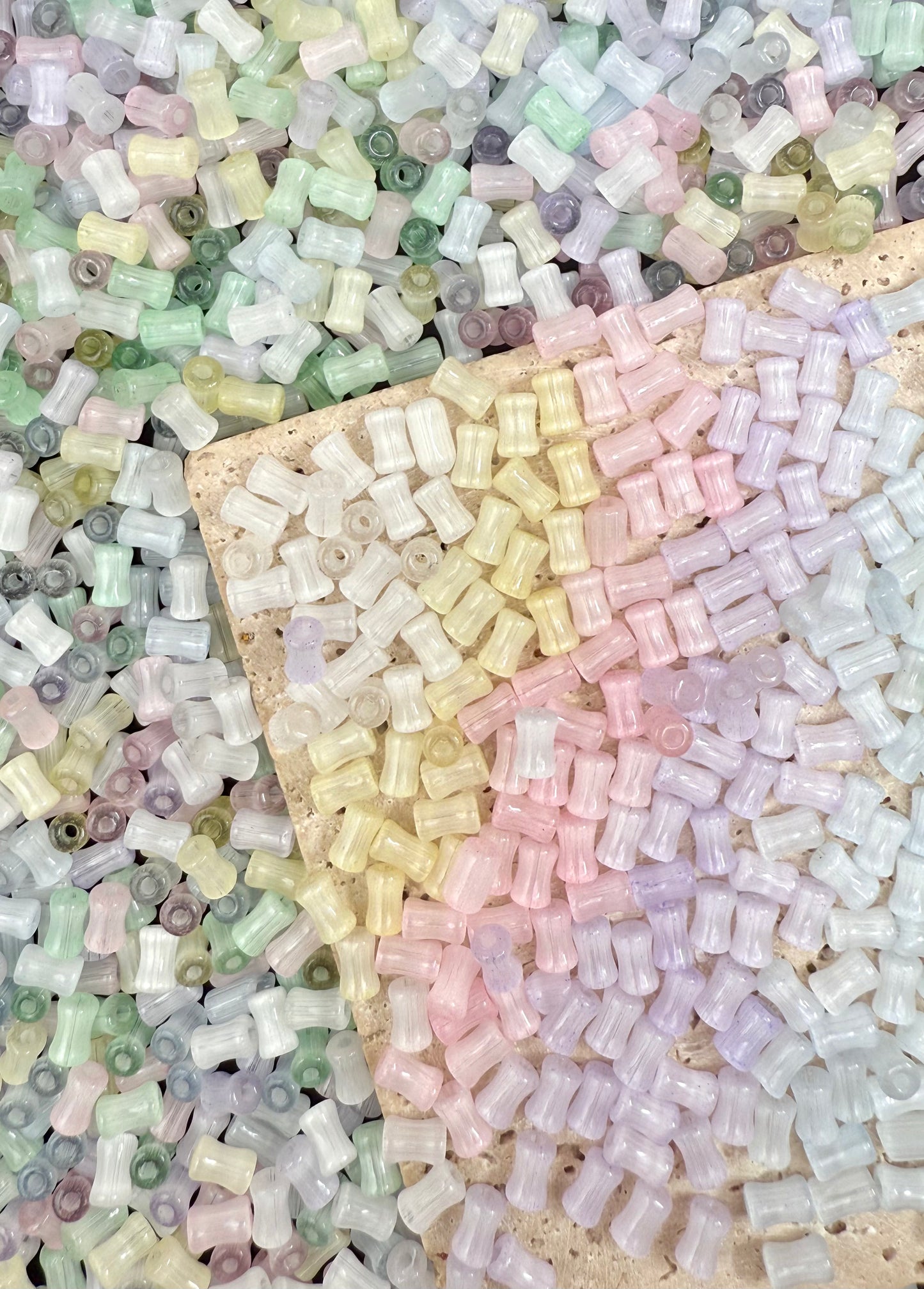 A001.NEW【Mini Cats Eye 2】special-shape glass cats-eye seed beads mix, earring, bracelet, necklace, keychain