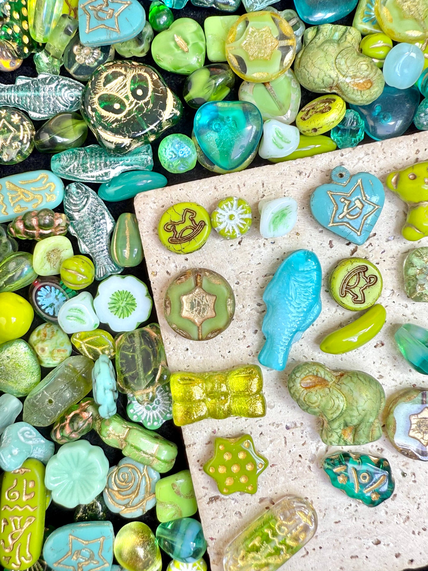 【Glass Treasure Bag】Exquisite charms with different themes, for bracelet/keychain/necklaces diy