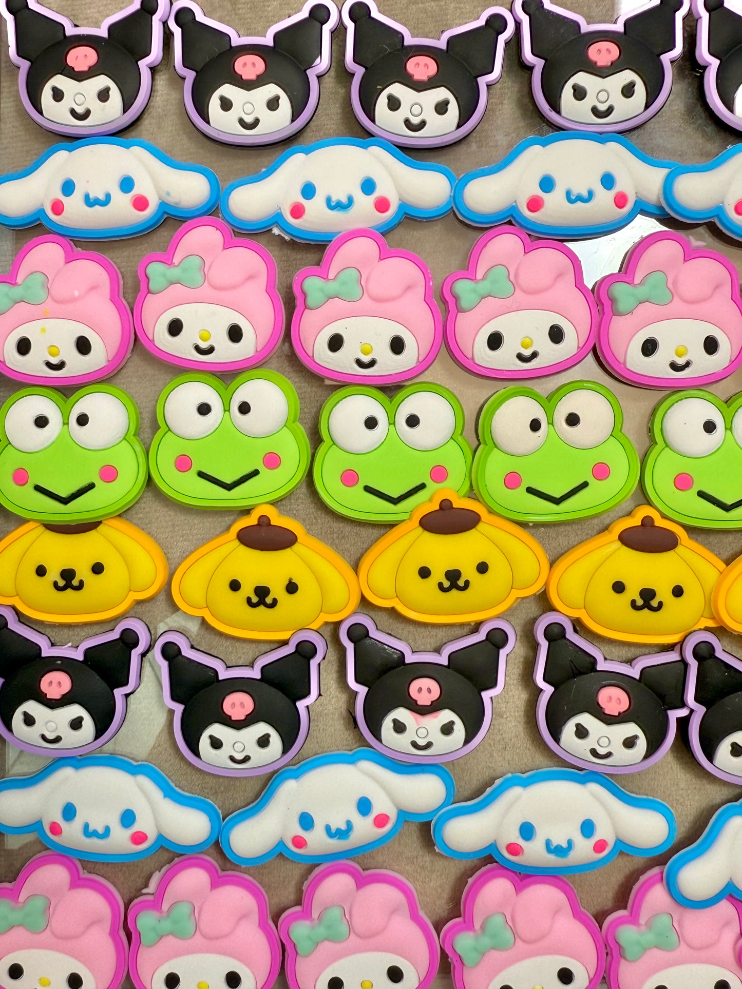 【Whose Crocs】PVC cute patterns, for crocs/hairpin/fridge magnets decoration