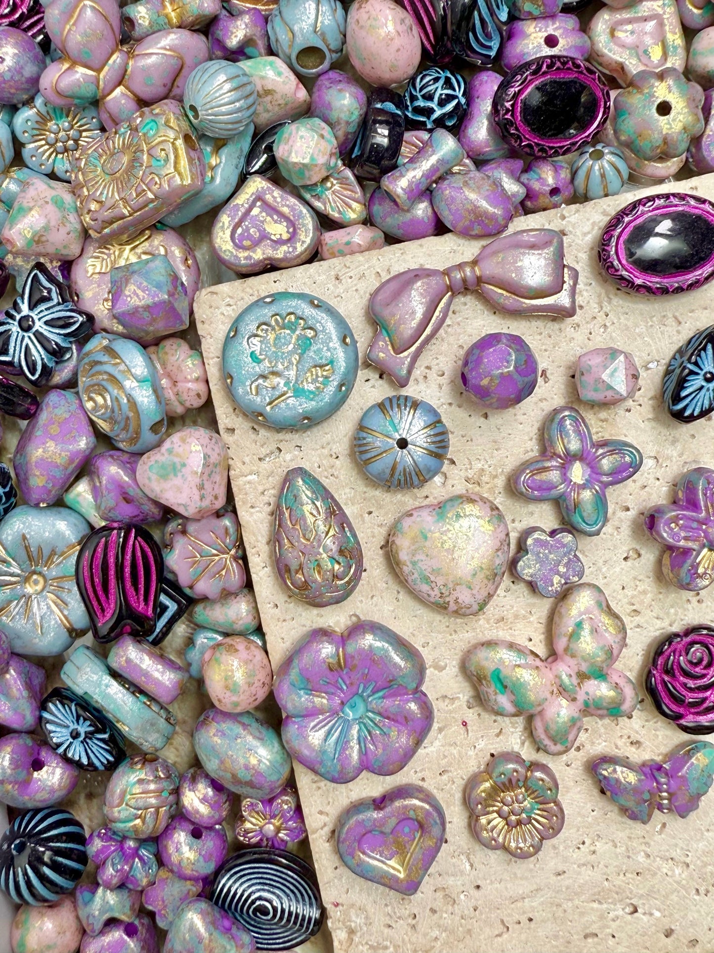 【Prague Palace】Exquisite drilled acrylics charms, jewelry/keychain diy