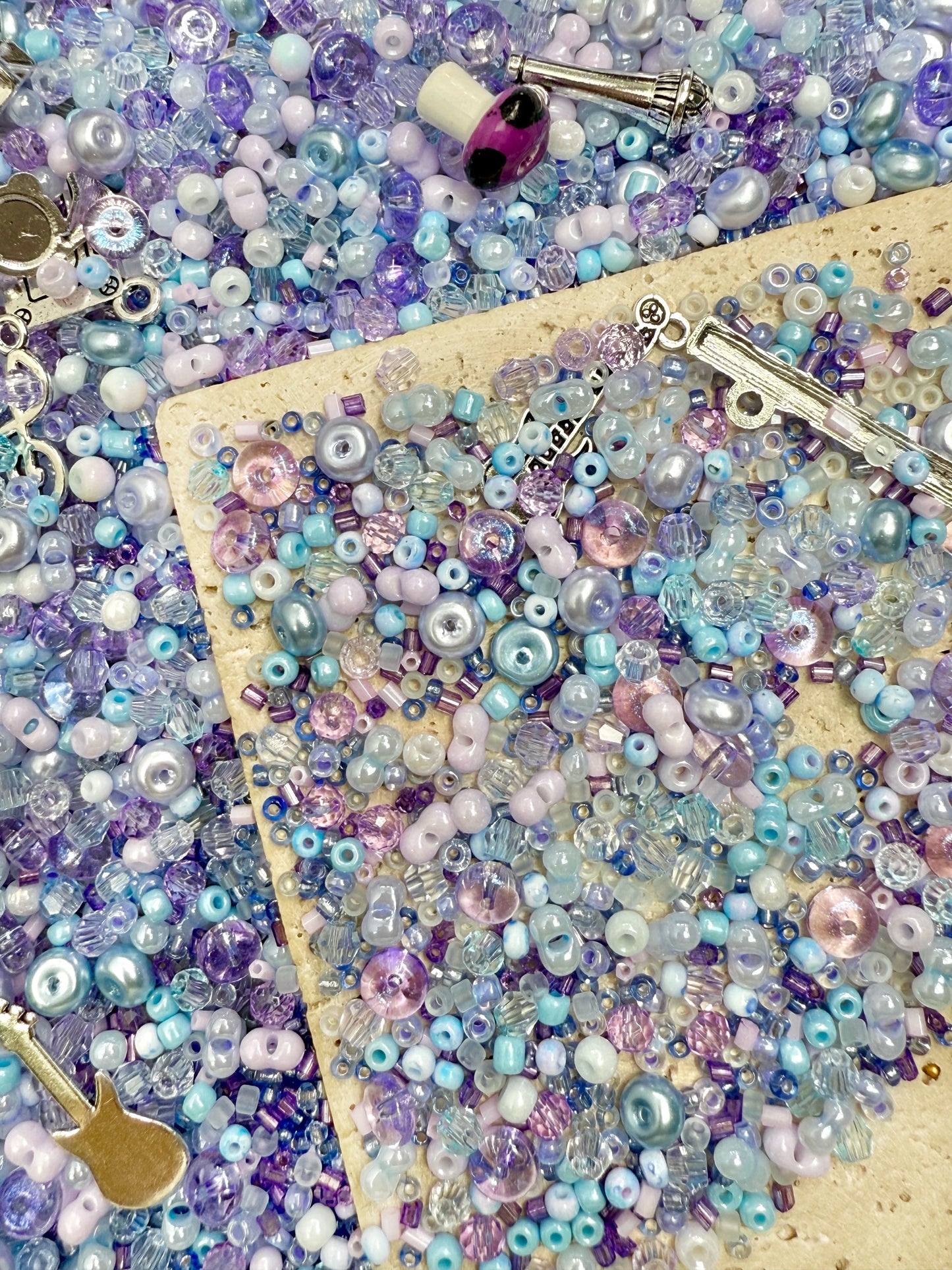 【Seed Beads Collection 2】2-4mm fancy glass seed beads mix, jewelry supplies