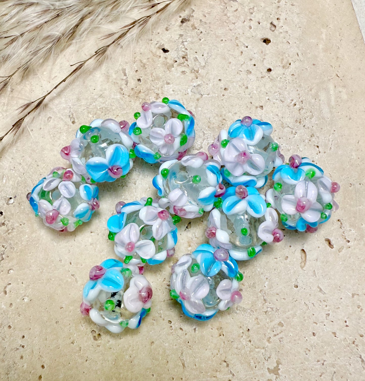 【Glass Treasure Bag】Exquisite charms with different themes, for bracelet/keychain/necklaces diy