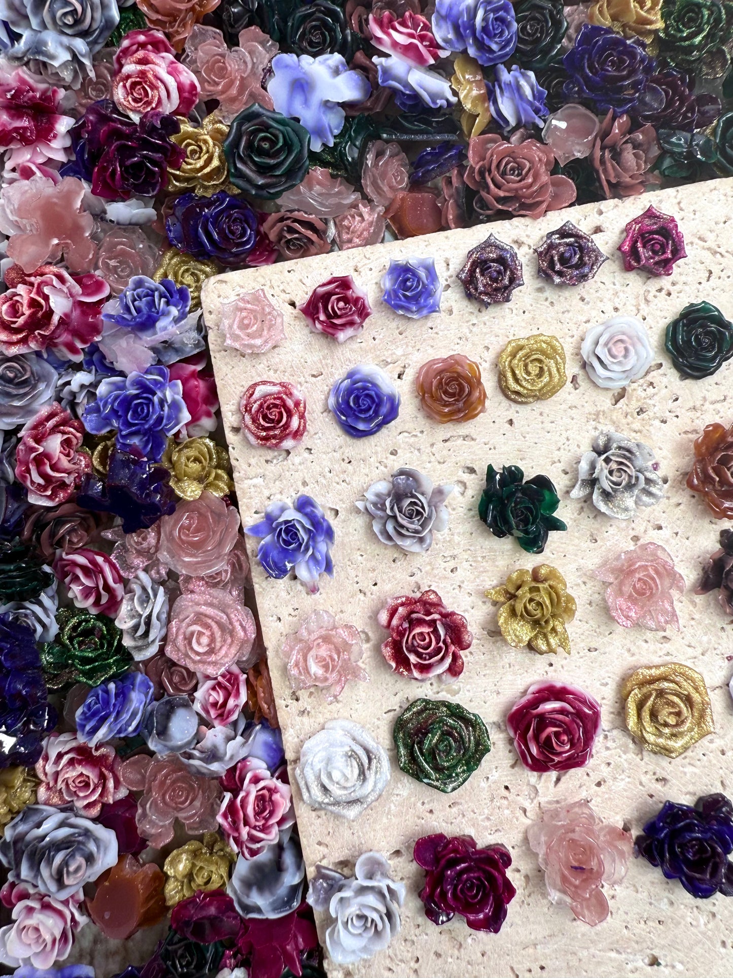 【Blue Blues】Résine lumineuse pastel, fournitures pour nail art/artisanat