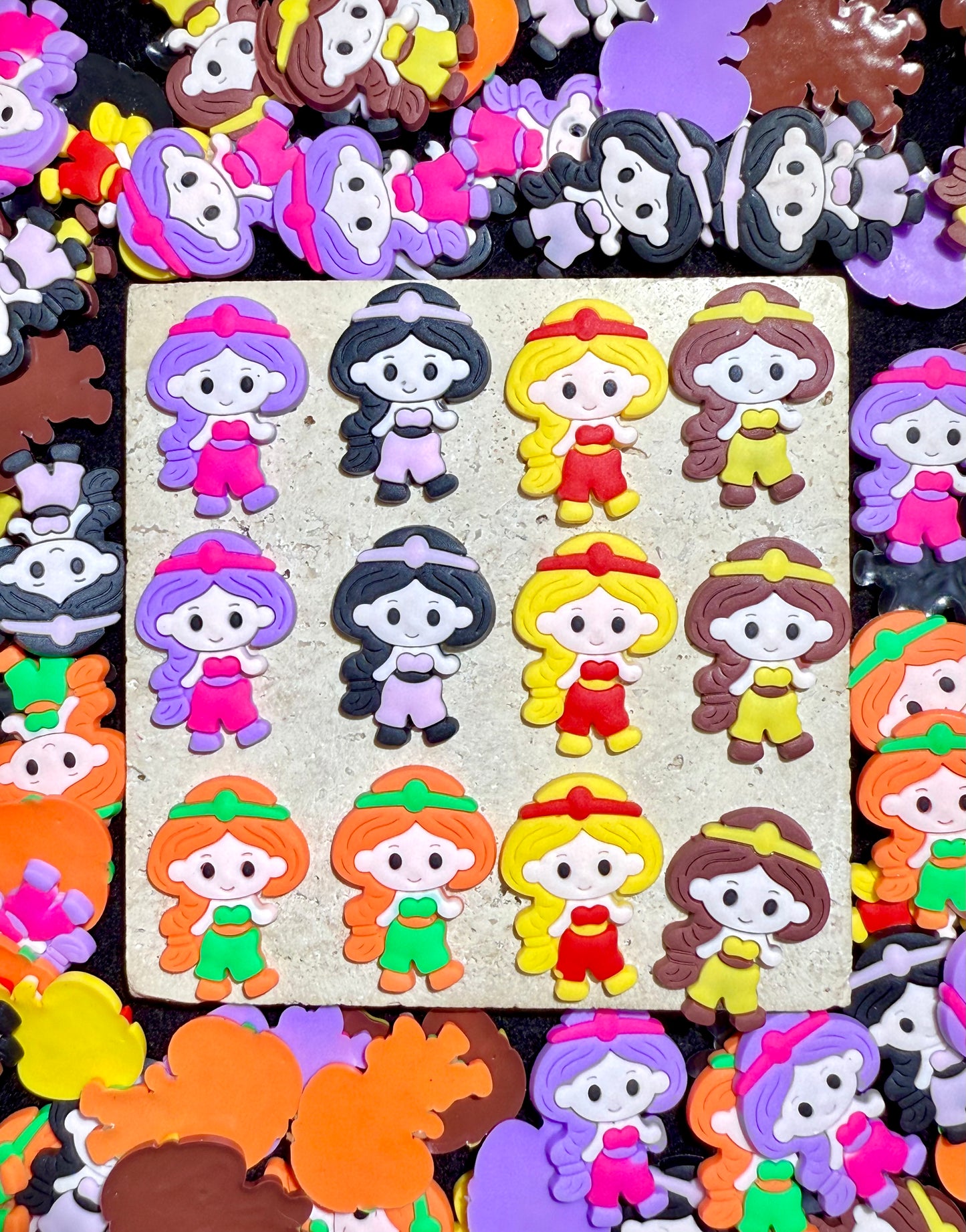 【Whose Crocs】PVC cute patterns, for crocs/hairpin/fridge magnets decoration