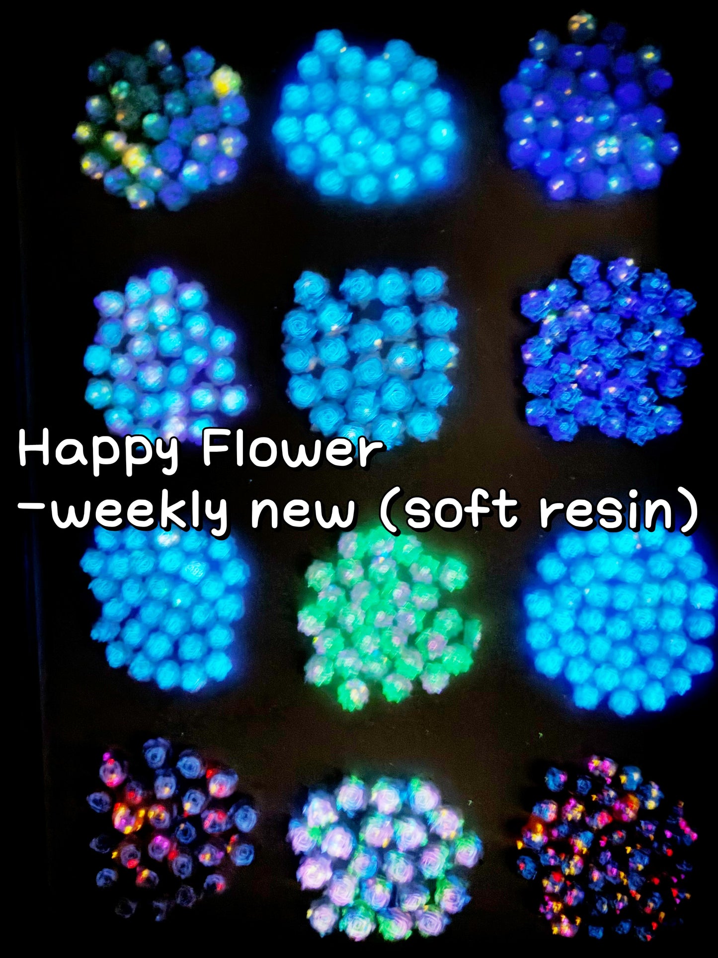 A04.NEW【Happy Flower】resin blind bag for manicure/diy