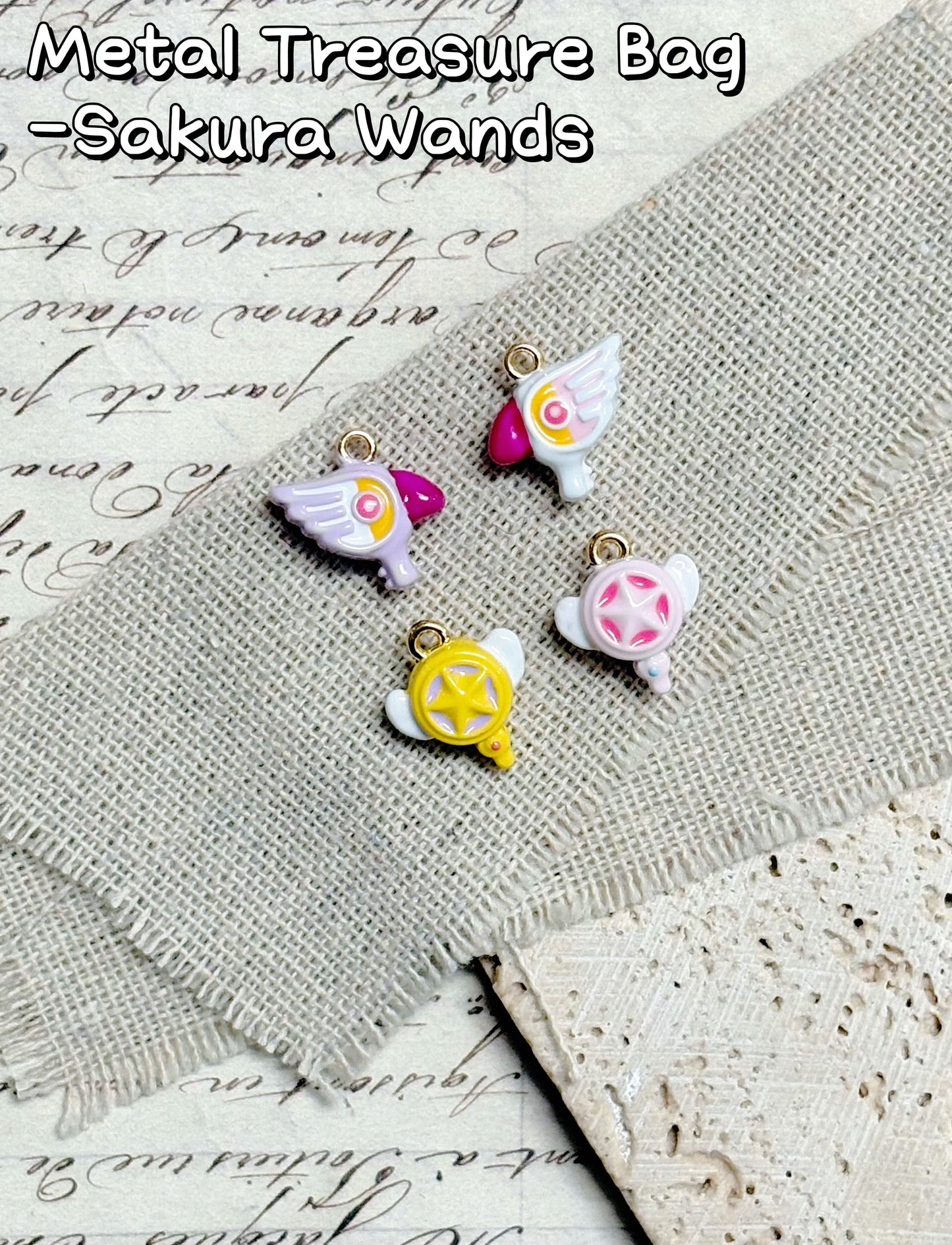 A001.NEW【Metal Treasure Bag-Beads】Exquisite Metal Beads