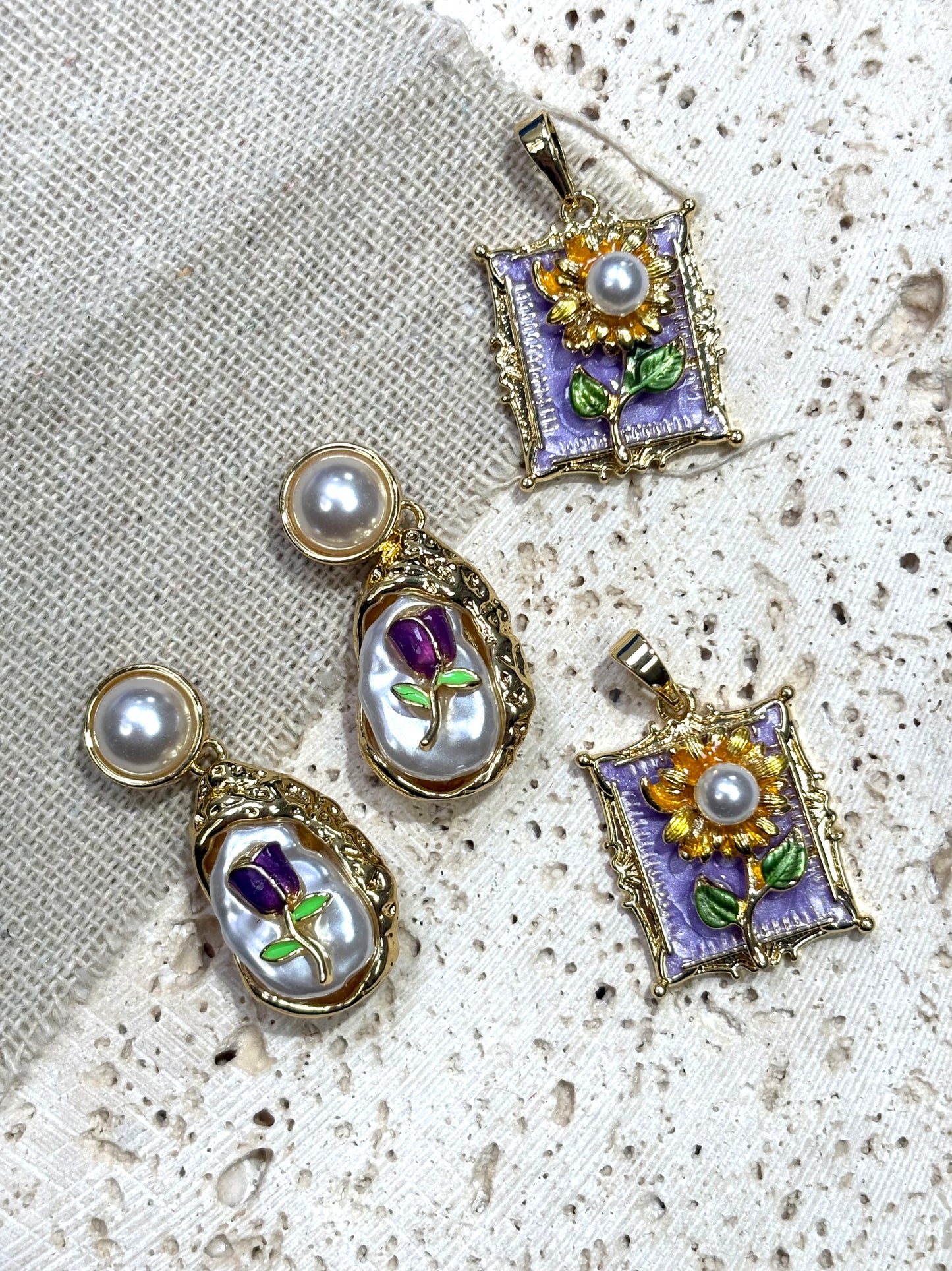 A001.NEW【Metal Treasure Bag-Beads】Exquisite Metal Beads